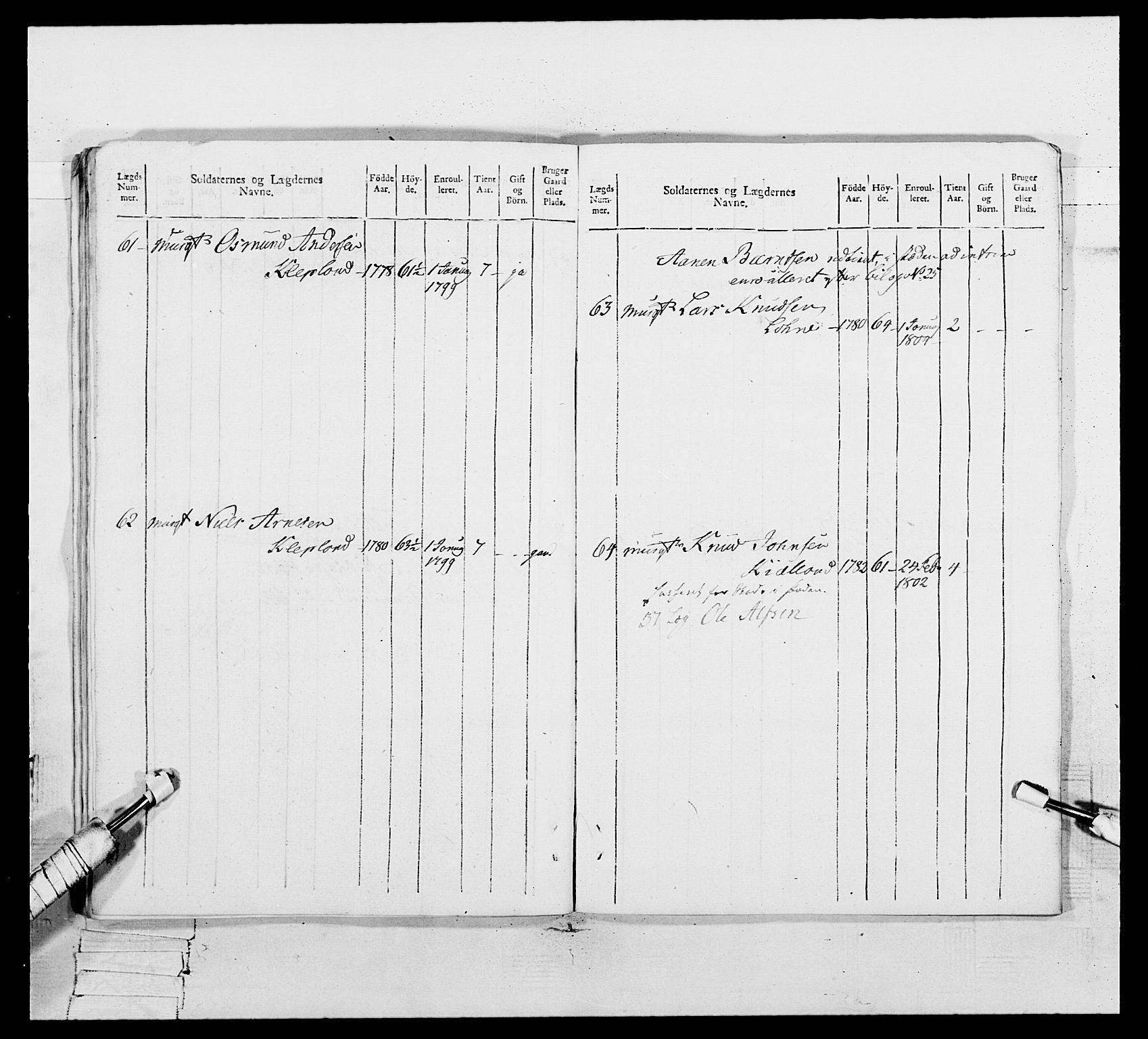Generalitets- og kommissariatskollegiet, Det kongelige norske kommissariatskollegium, AV/RA-EA-5420/E/Eh/L0109: Vesterlenske nasjonale infanteriregiment, 1806, s. 473