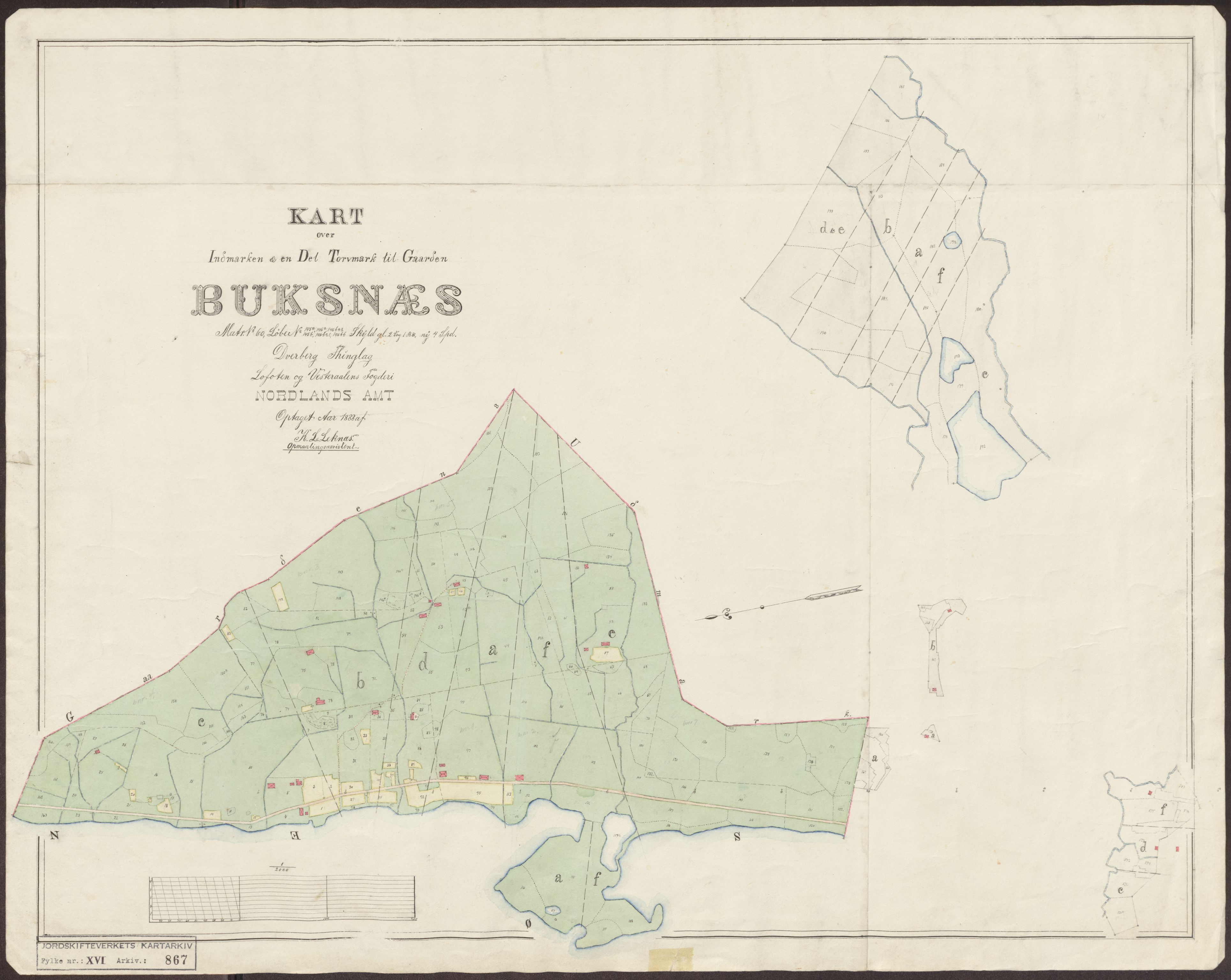 Jordskifteverkets kartarkiv, AV/RA-S-3929/T, 1859-1988, s. 1004