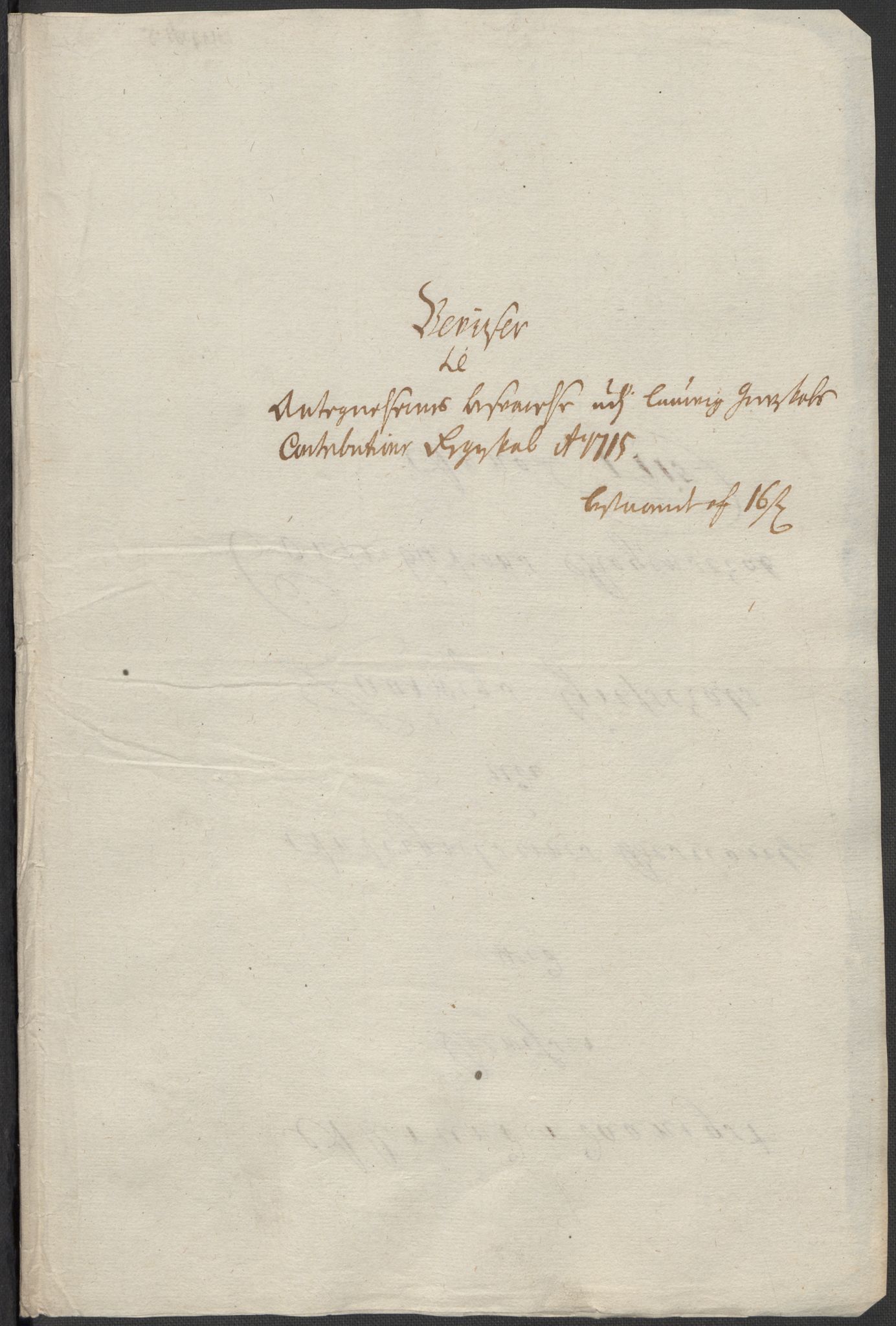 Rentekammeret inntil 1814, Reviderte regnskaper, Fogderegnskap, AV/RA-EA-4092/R33/L1986: Fogderegnskap Larvik grevskap, 1714-1715, s. 568