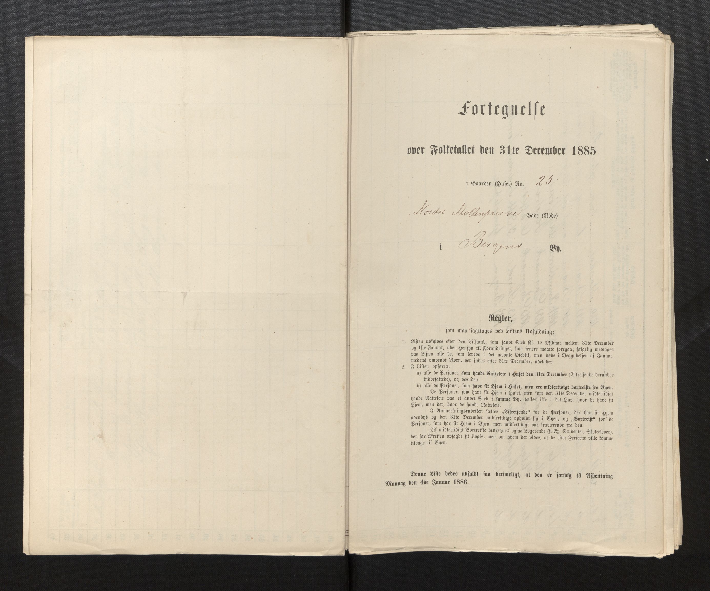 SAB, Folketelling 1885 for 1301 Bergen kjøpstad, 1885, s. 4100