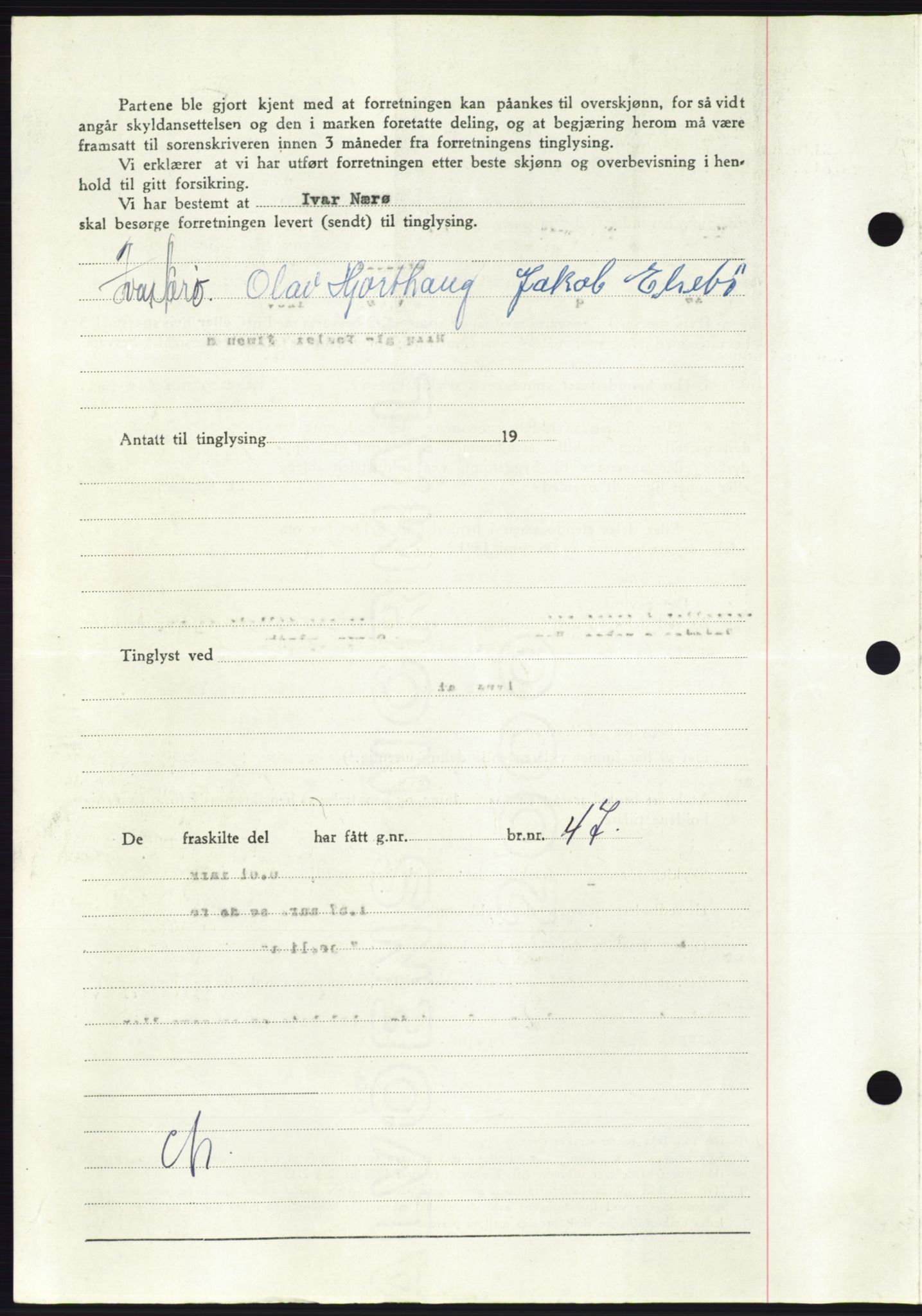 Søre Sunnmøre sorenskriveri, AV/SAT-A-4122/1/2/2C/L0110: Pantebok nr. 36A, 1958-1958, Dagboknr: 1474/1958