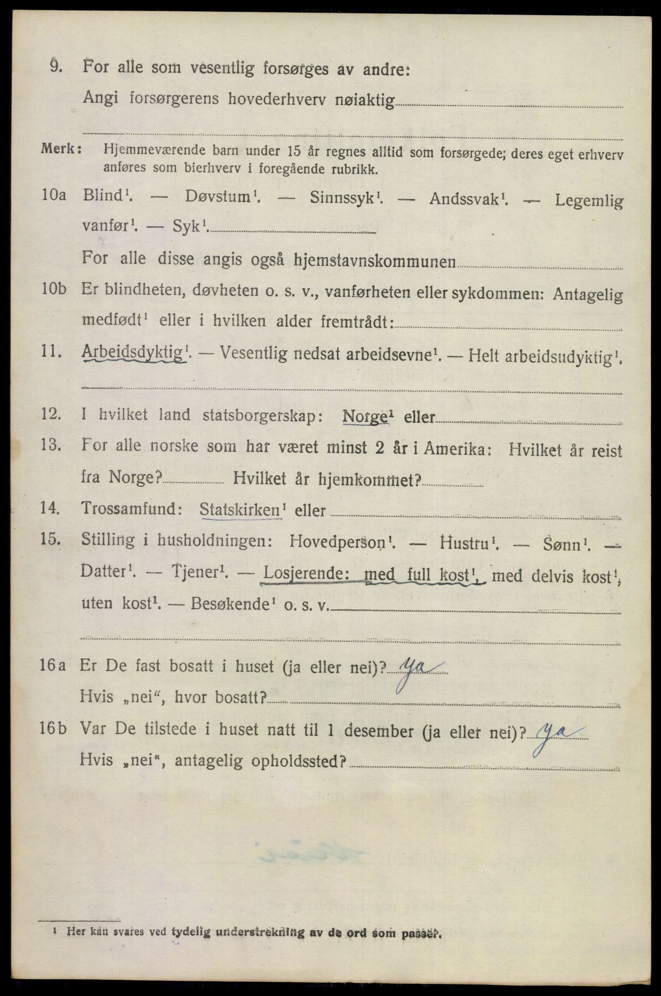 SAKO, Folketelling 1920 for 0814 Bamble herred, 1920, s. 4084