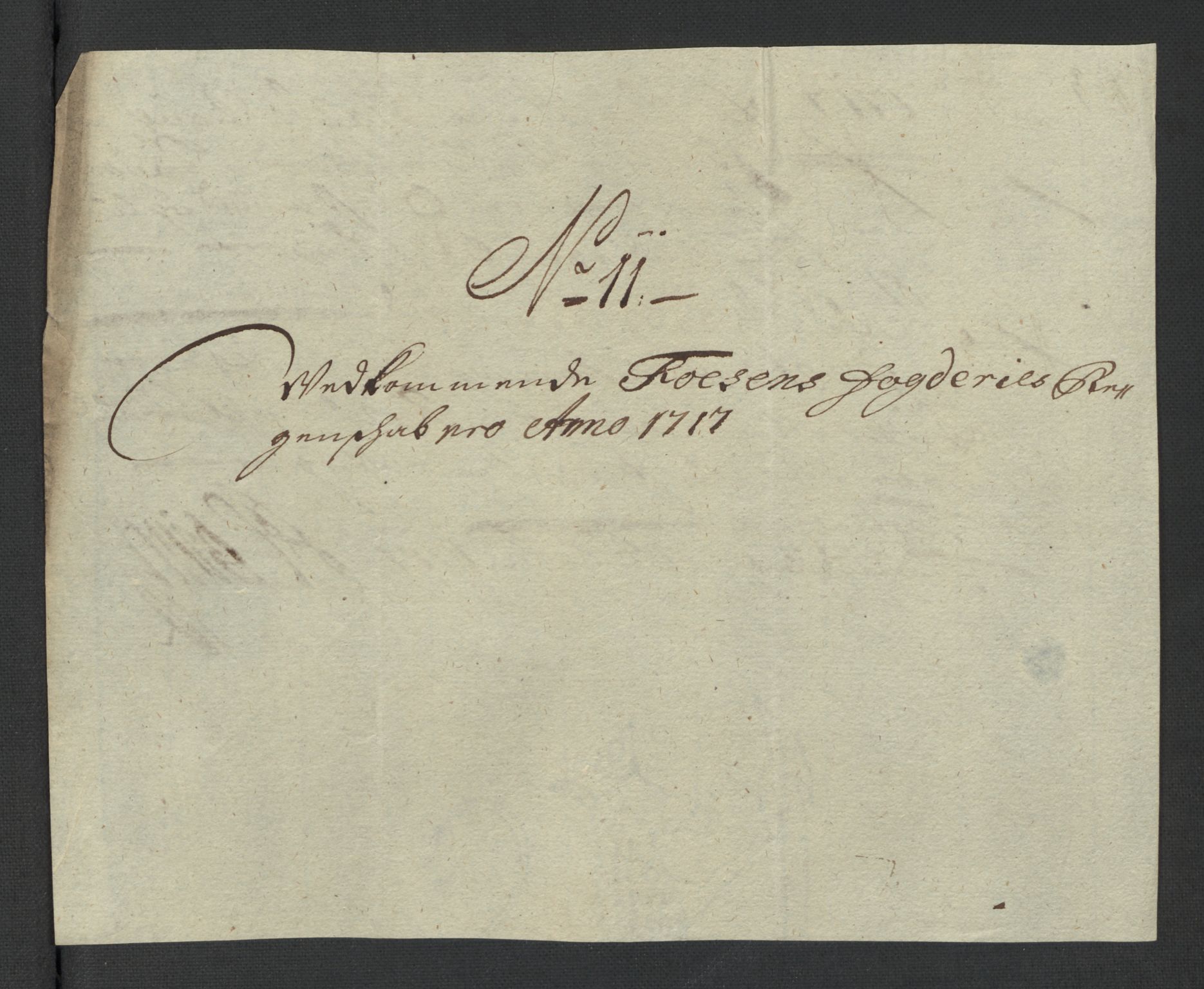 Rentekammeret inntil 1814, Reviderte regnskaper, Fogderegnskap, AV/RA-EA-4092/R57/L3865: Fogderegnskap Fosen, 1717, s. 129