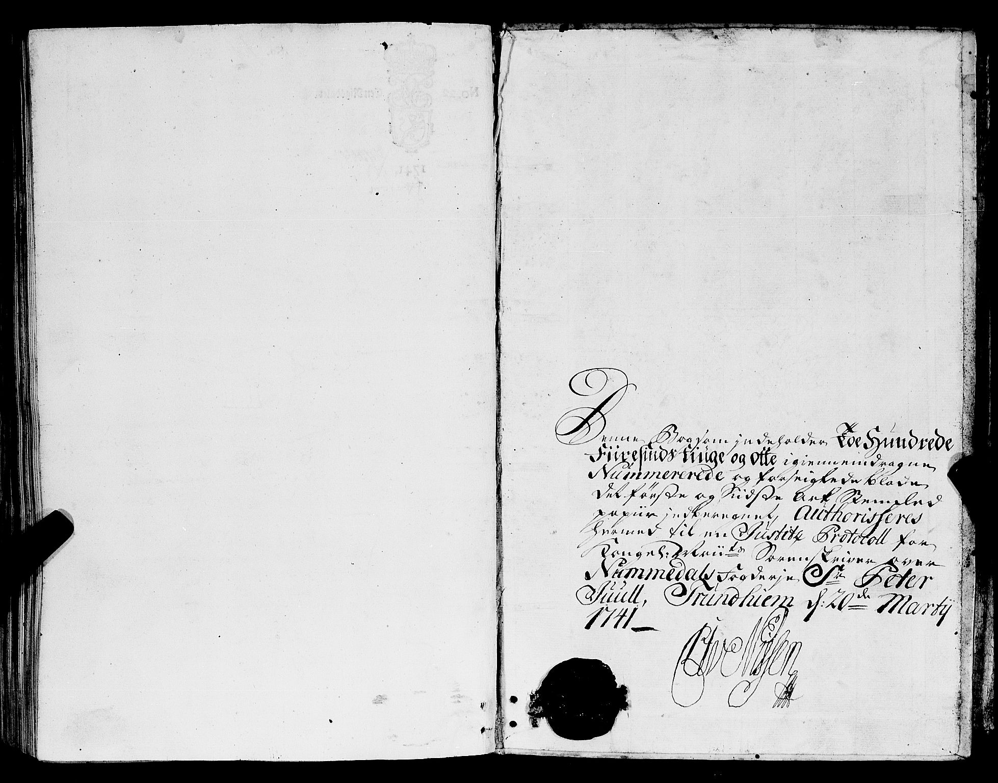 Namdal sorenskriveri, SAT/A-4133/1/1/1A/L0008: Tingbok, 1742-1746