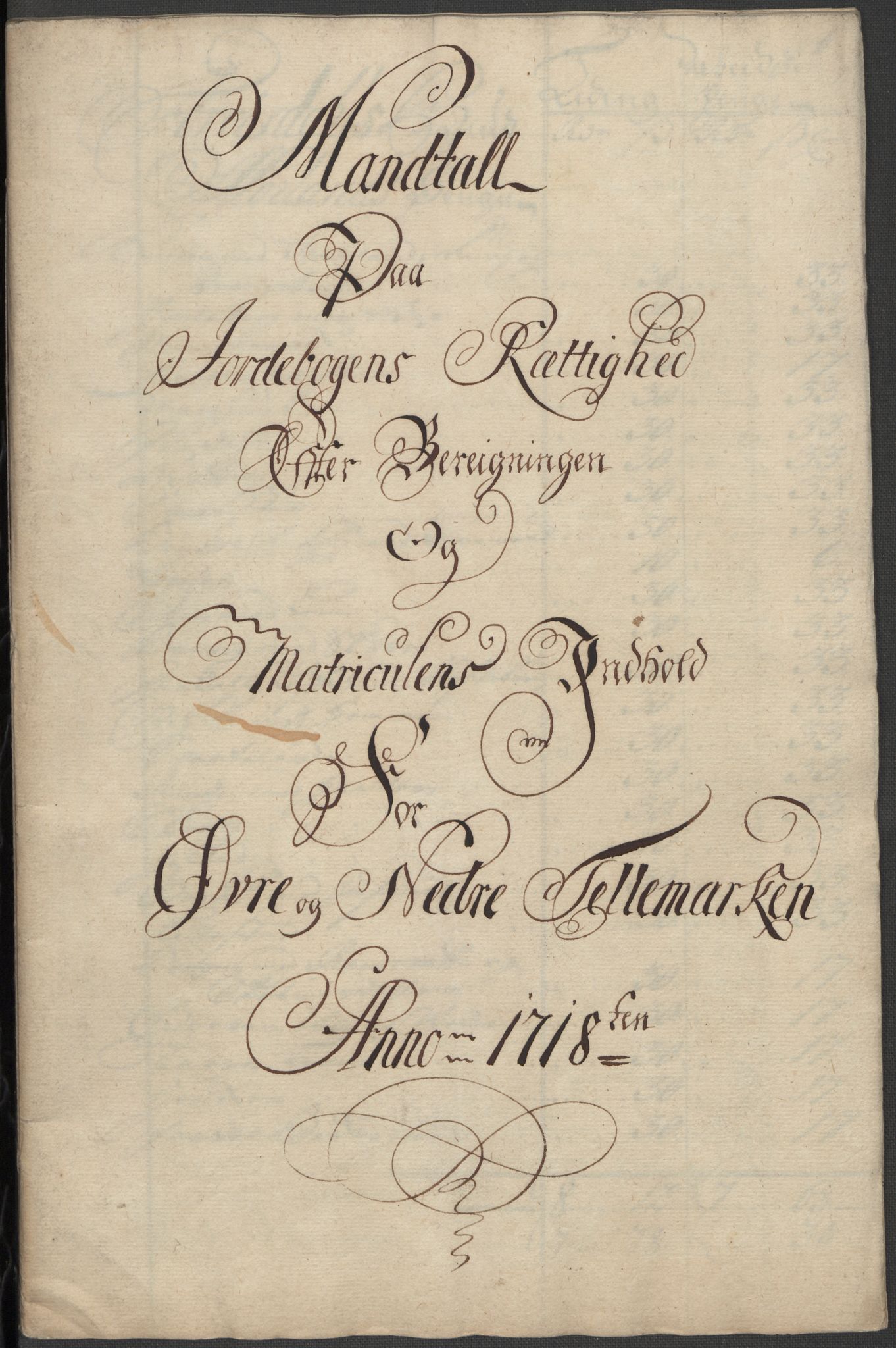 Rentekammeret inntil 1814, Reviderte regnskaper, Fogderegnskap, RA/EA-4092/R36/L2130: Fogderegnskap Øvre og Nedre Telemark og Bamble, 1718, s. 167