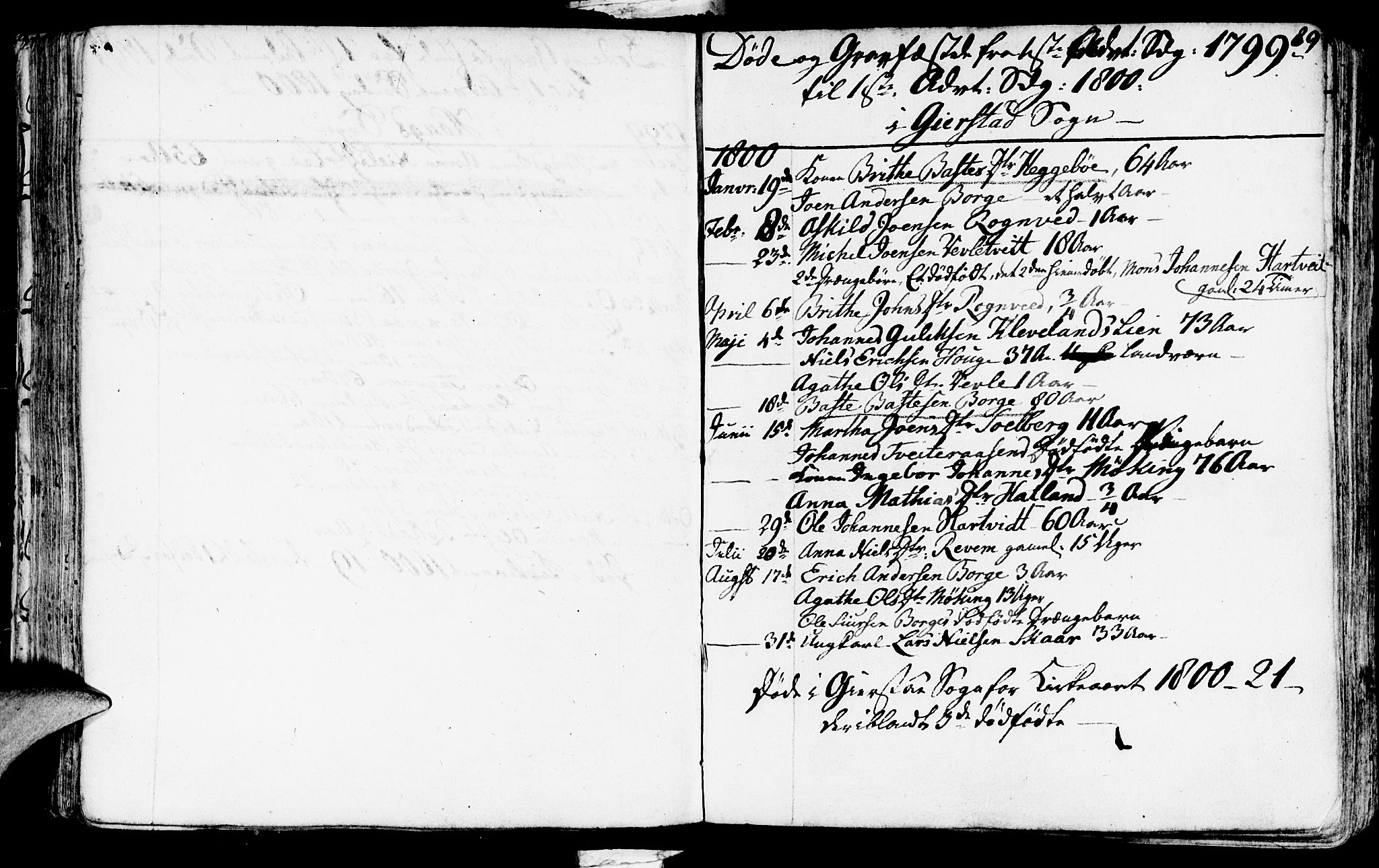 Haus sokneprestembete, SAB/A-75601/H/Haa: Ministerialbok nr. A 11, 1796-1816, s. 89