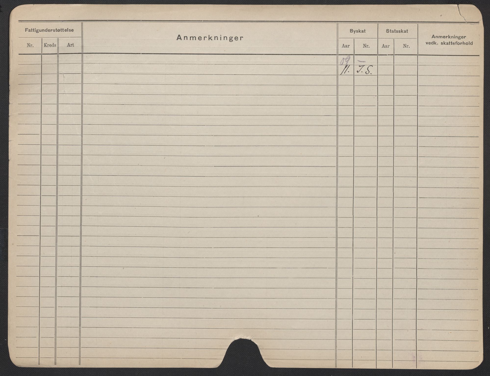 Oslo folkeregister, Registerkort, SAO/A-11715/F/Fa/Fac/L0024: Kvinner, 1906-1914, s. 1075b