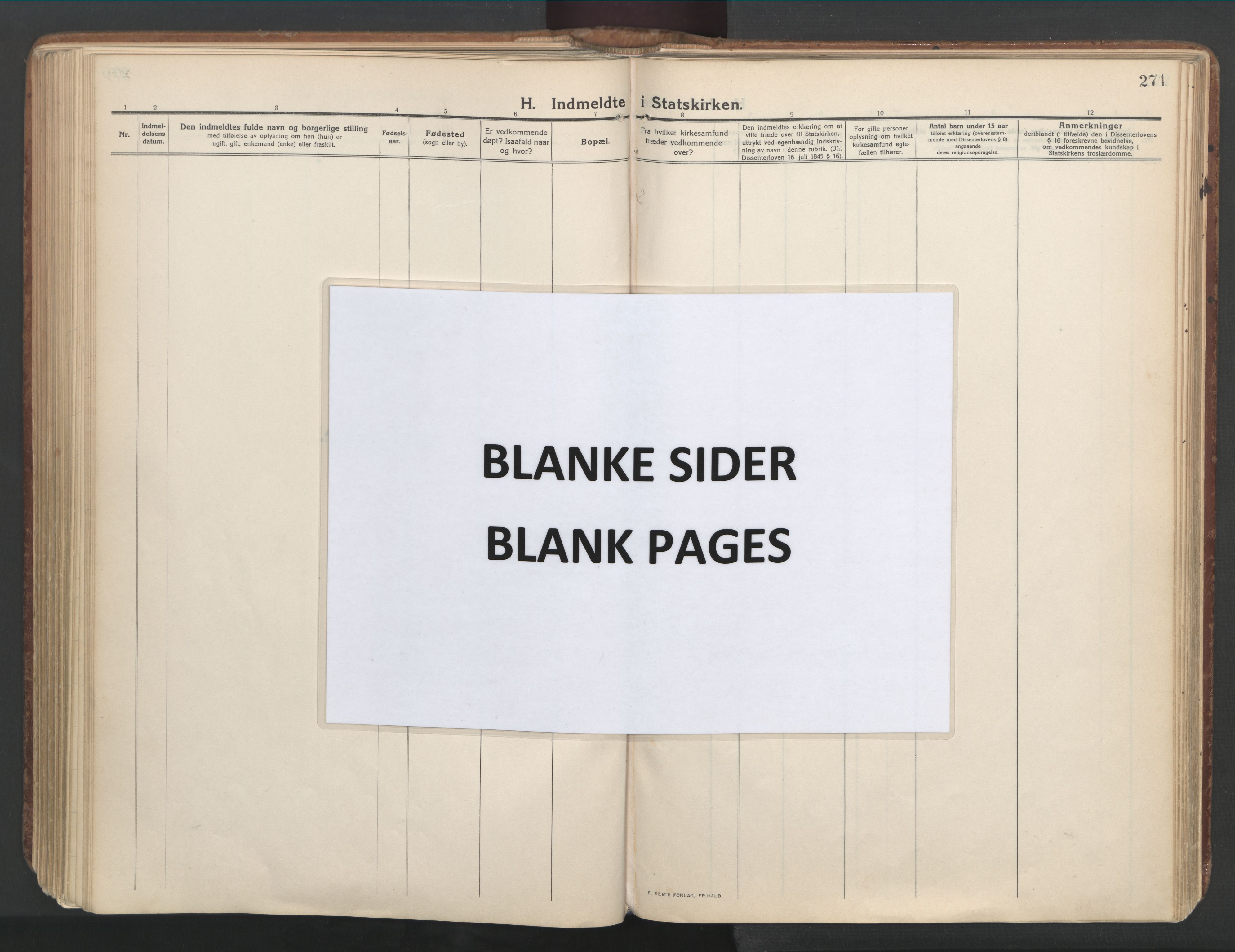 Ministerialprotokoller, klokkerbøker og fødselsregistre - Møre og Romsdal, AV/SAT-A-1454/515/L0212: Ministerialbok nr. 515A08, 1911-1935, s. 271