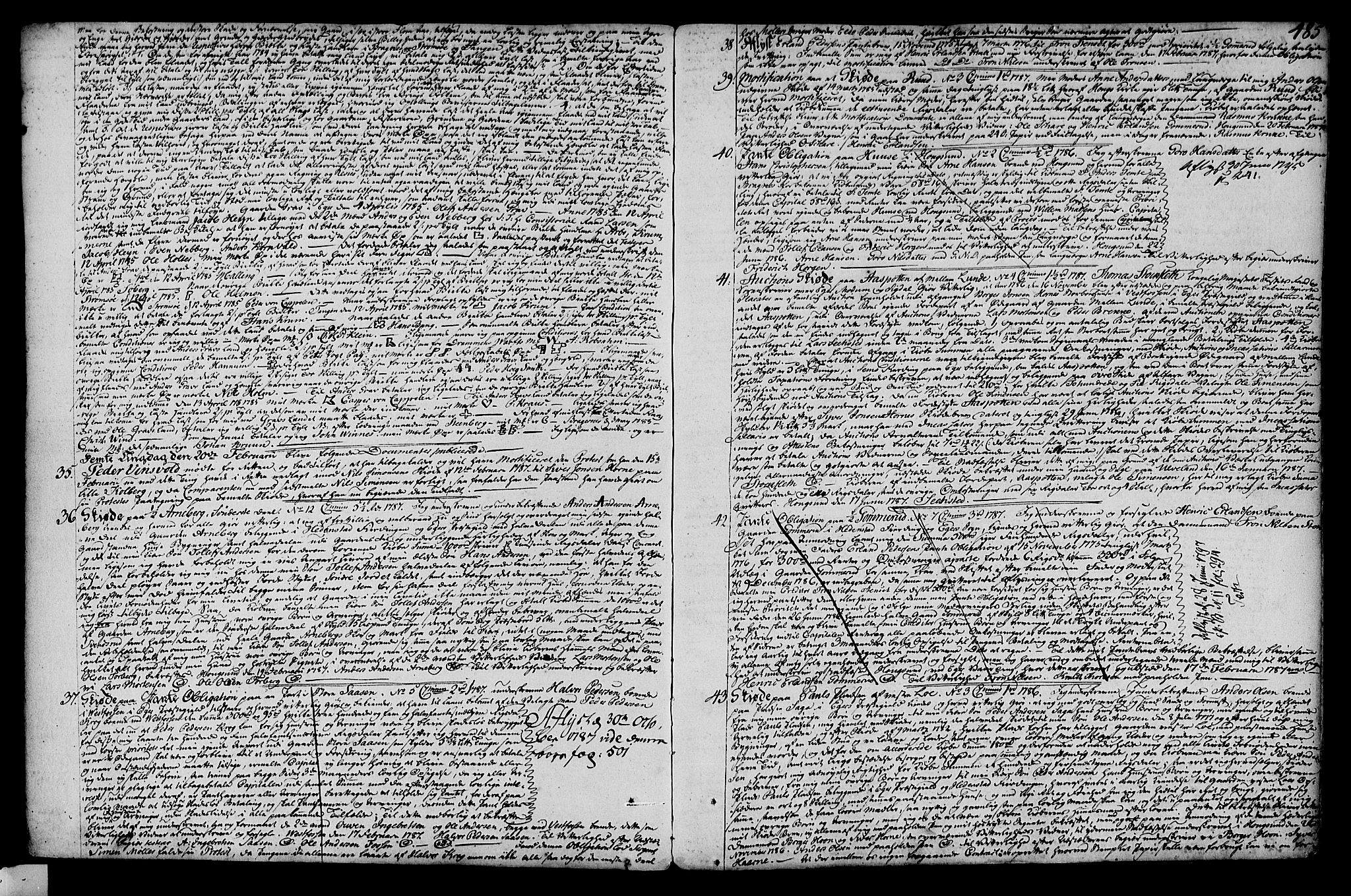 Eiker, Modum og Sigdal sorenskriveri, SAKO/A-123/G/Ga/Gaa/L0004b: Pantebok nr. I 4b, 1779-1788, s. 485