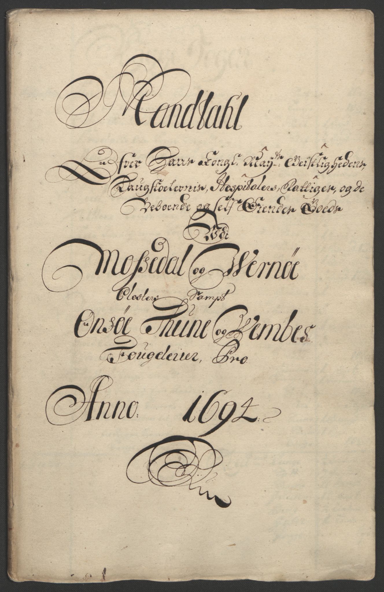 Rentekammeret inntil 1814, Reviderte regnskaper, Fogderegnskap, AV/RA-EA-4092/R03/L0121: Fogderegnskap Onsøy, Tune, Veme og Åbygge fogderi, 1694, s. 198