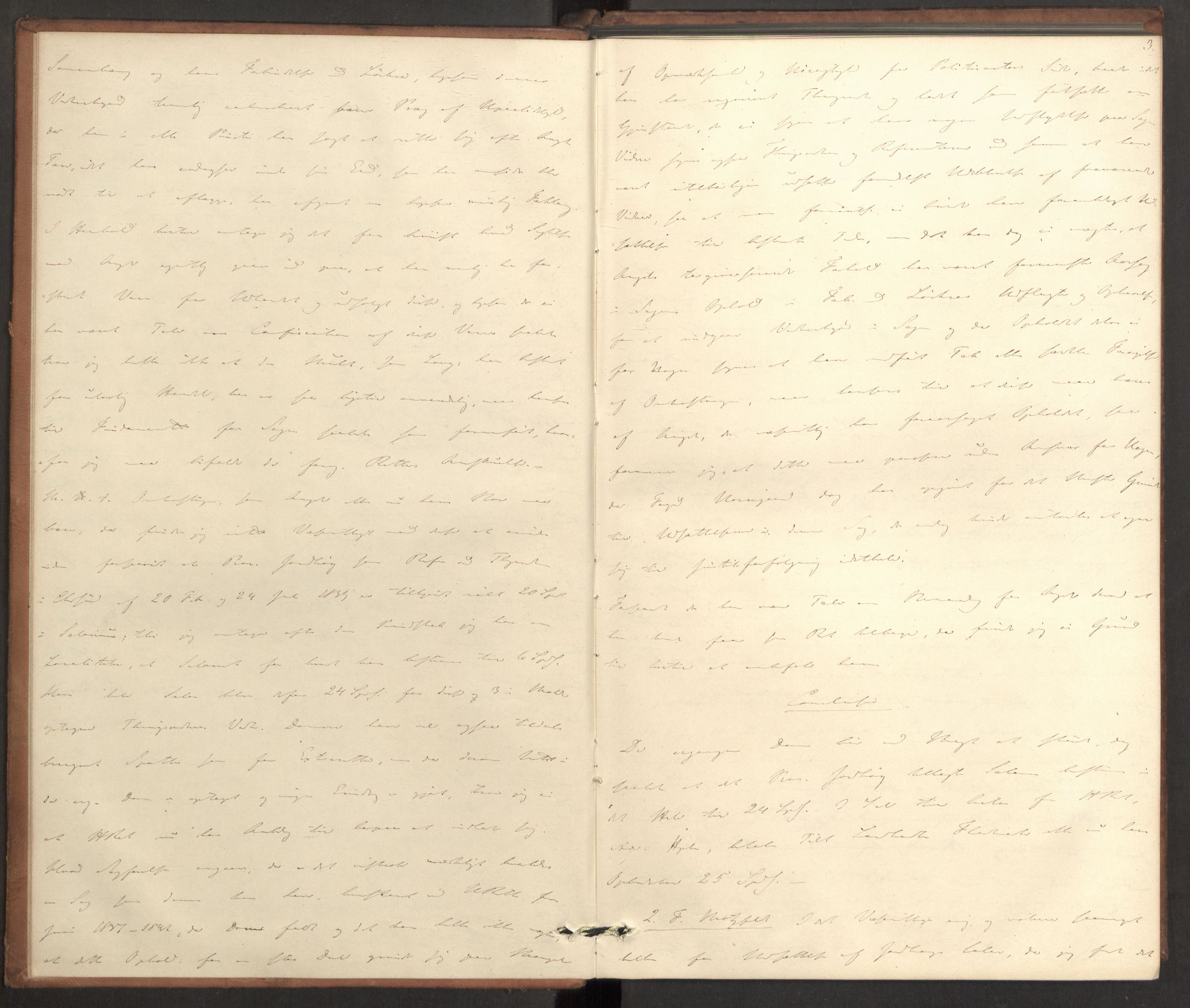 Høyesterett, AV/RA-S-1002/E/Eb/Ebb/L0036/0001: Voteringsprotokoller / Voteringsprotokoll, 1843, s. 2b-3a