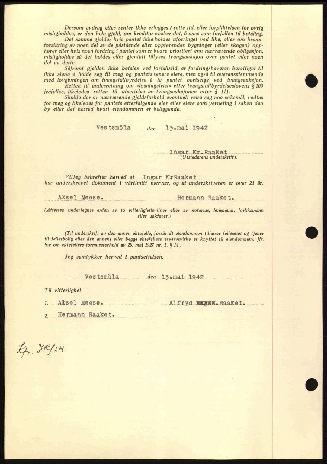 Nordmøre sorenskriveri, AV/SAT-A-4132/1/2/2Ca: Pantebok nr. B90, 1942-1943, Dagboknr: 599/1943