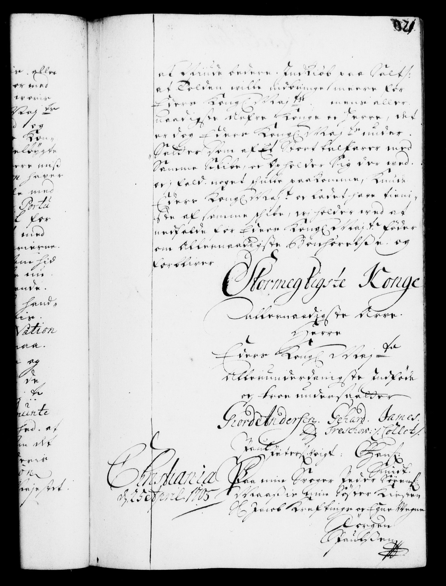 Rentekammeret, Kammerkanselliet, RA/EA-3111/G/Gf/Gfa/L0001: Resolusjonsprotokoll med register (merket RK 52.1), 1695-1706, s. 321