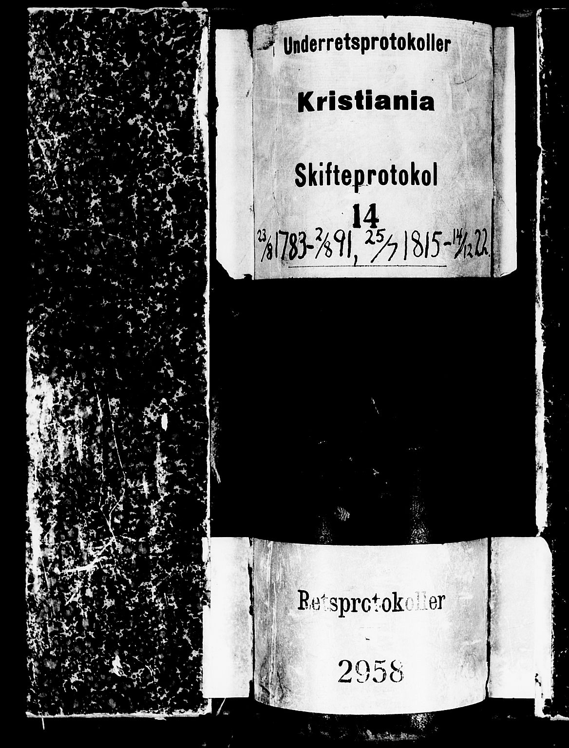 Oslo skifterett, SAO/A-10383/H/Hc/Hca/L0002/0001: Skifteforhandlingsprotokoll / Skifteforhandlingsprotokoll, 1783-1791