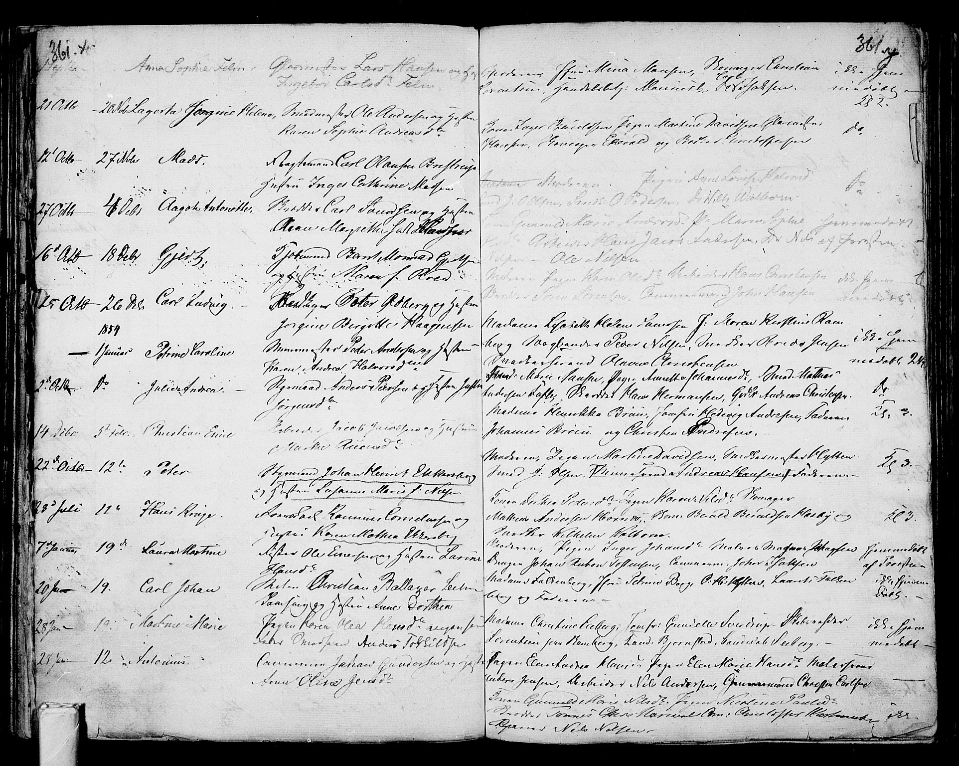 Tønsberg kirkebøker, AV/SAKO-A-330/G/Ga/L0002: Klokkerbok nr. 2, 1827-1854