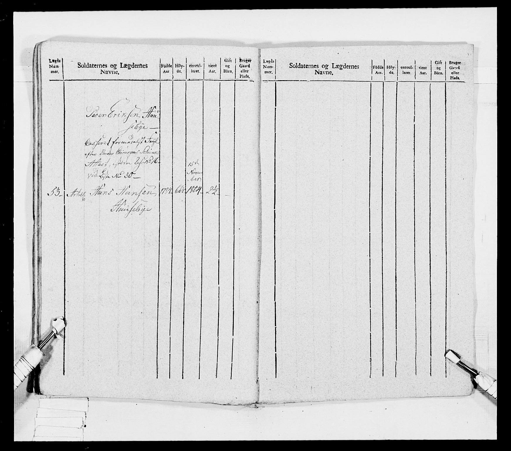 Generalitets- og kommissariatskollegiet, Det kongelige norske kommissariatskollegium, AV/RA-EA-5420/E/Eh/L0032a: Nordafjelske gevorbne infanteriregiment, 1806, s. 38