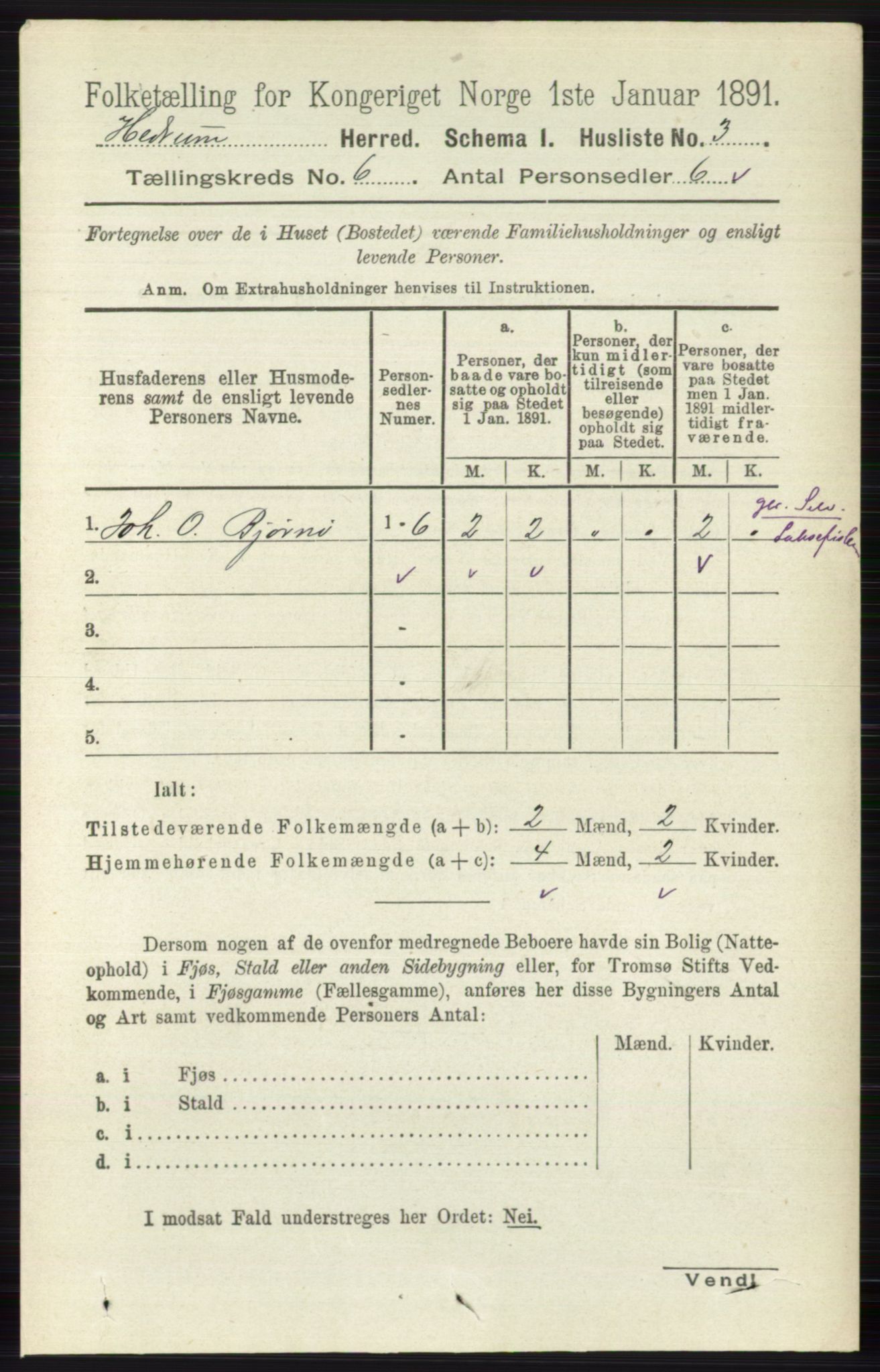 RA, Folketelling 1891 for 0727 Hedrum herred, 1891, s. 2479