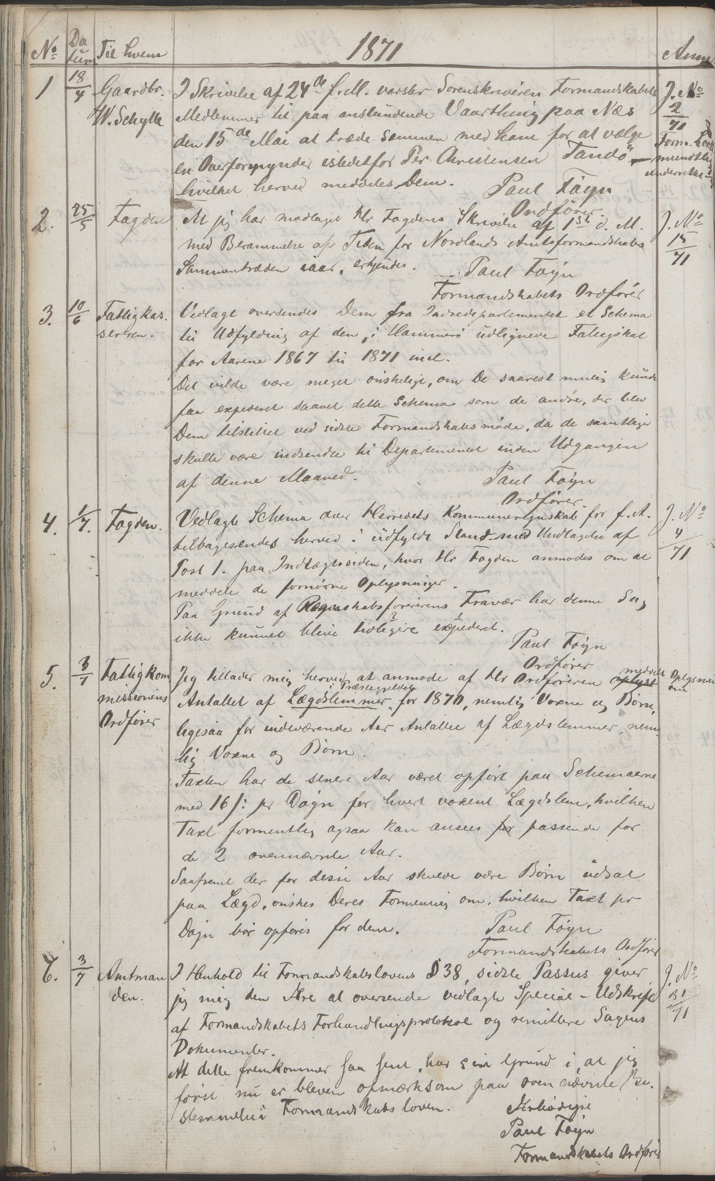 Hamarøy kommune. Formannskapet, AIN/K-18490.150/210/L0001: Protokoll, 1838-1900, s. 109b