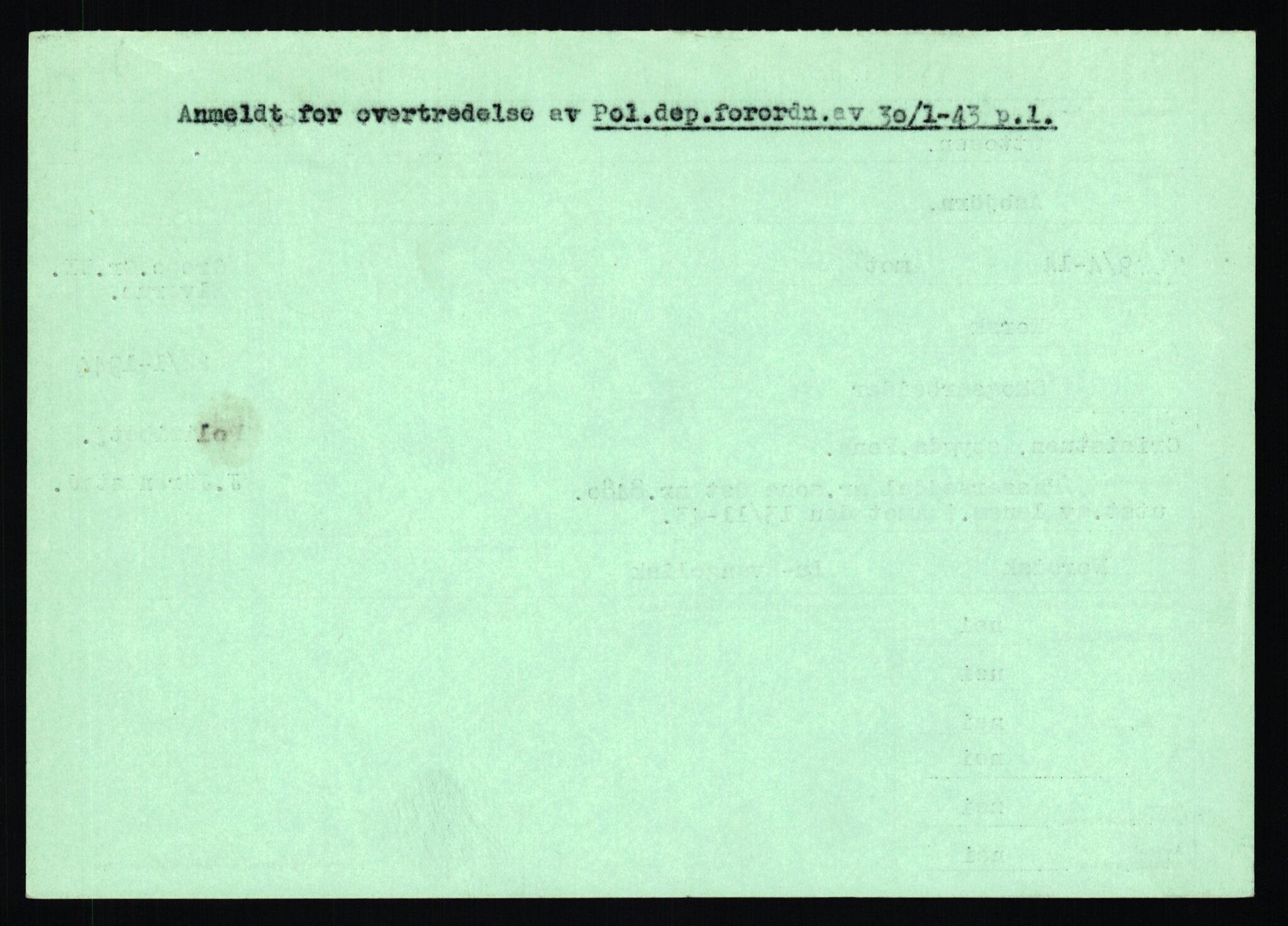 Statspolitiet - Hovedkontoret / Osloavdelingen, AV/RA-S-1329/C/Ca/L0012: Oanæs - Quistgaard	, 1943-1945, s. 2800