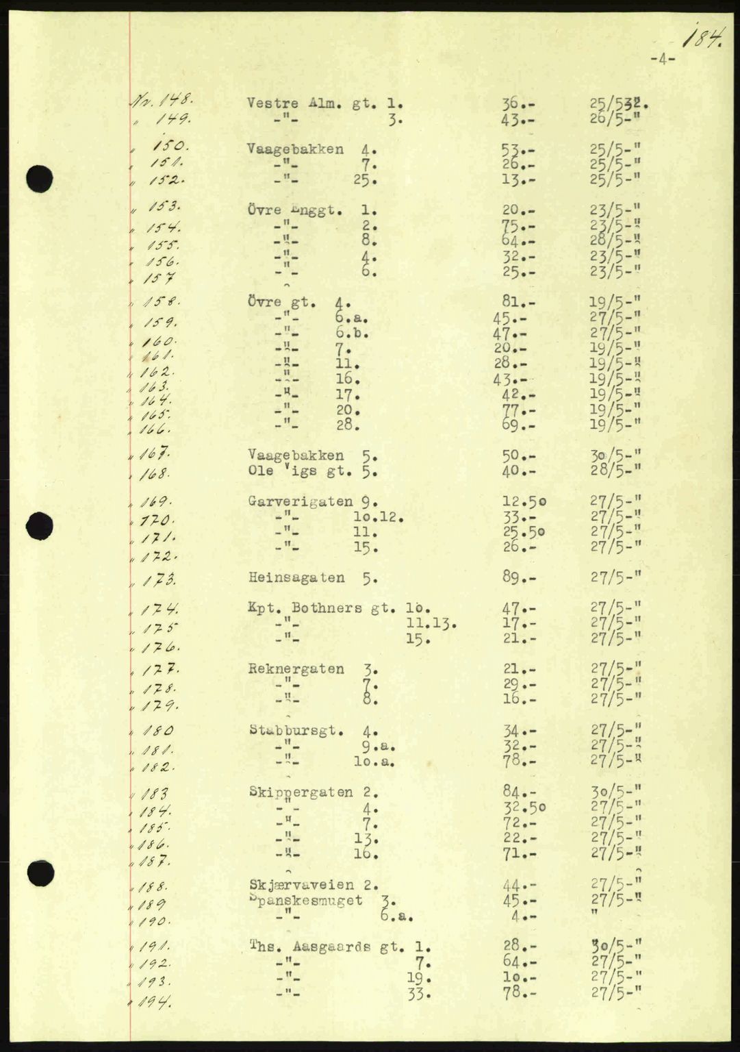 Kristiansund byfogd, AV/SAT-A-4587/A/27: Pantebok nr. 26, 1931-1933, Tingl.dato: 31.05.1932