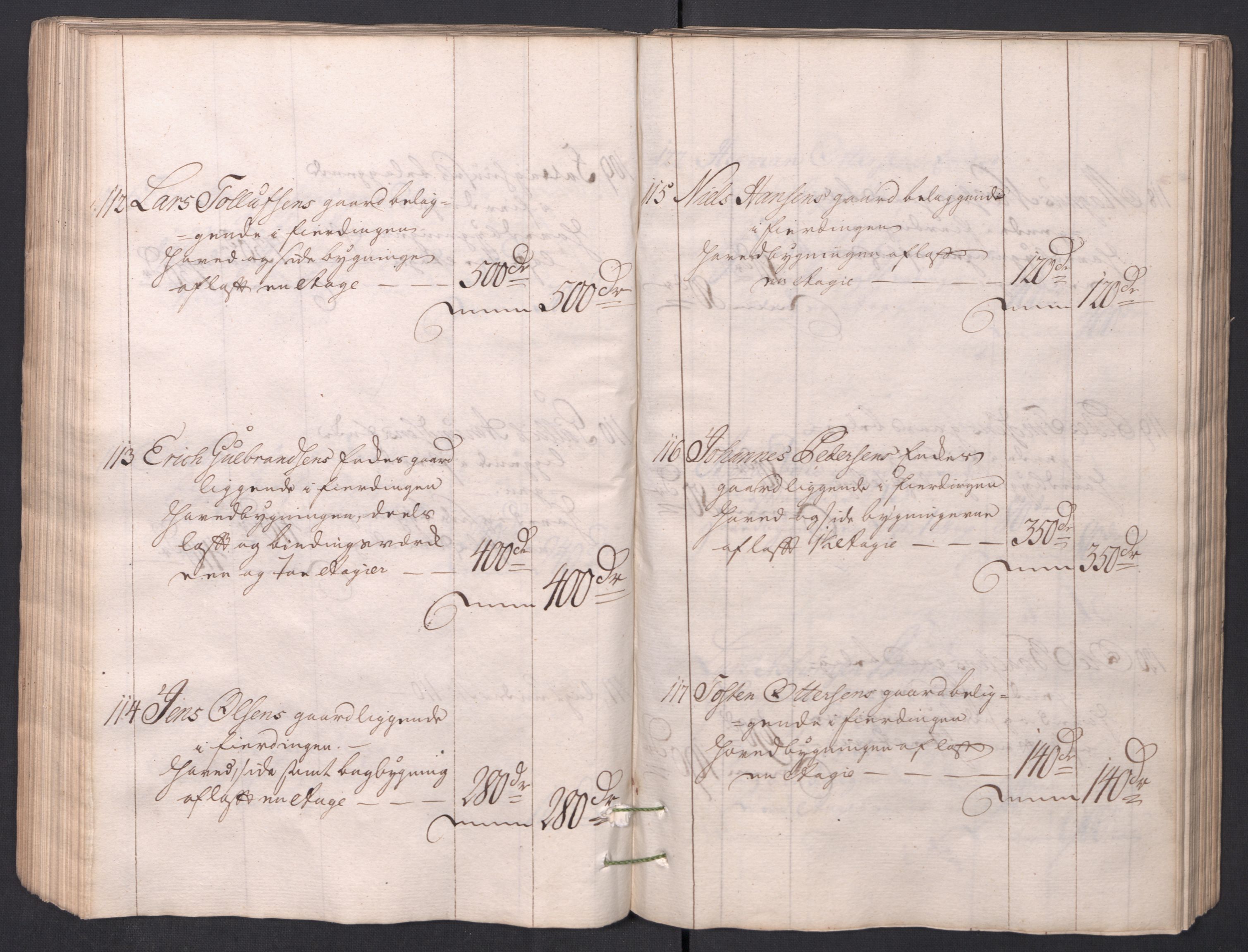 Kristiania stiftamt, AV/SAO-A-10386/I/Ia/L0001/0002: Branntakster / Christiania, 1766-1767
