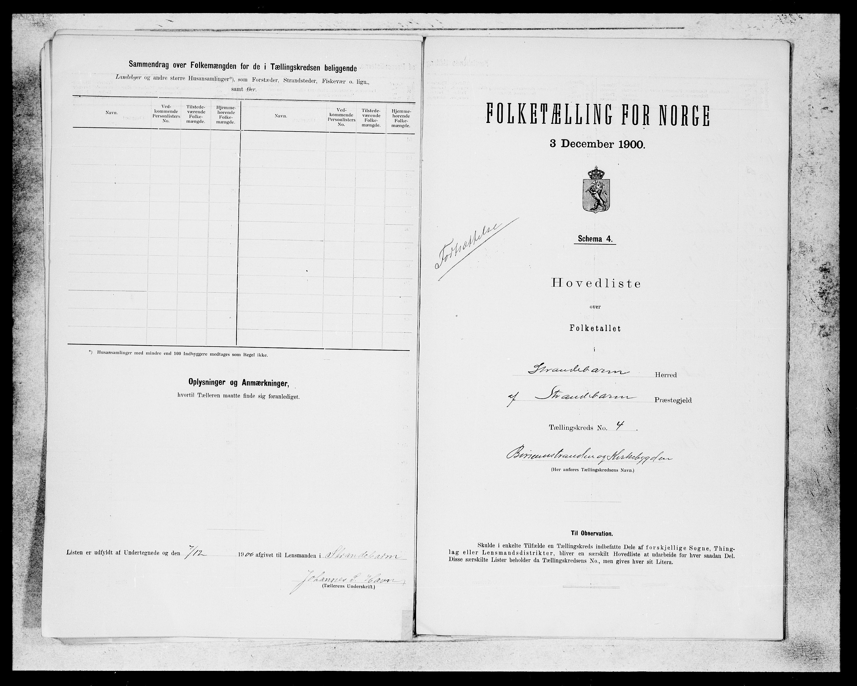 SAB, Folketelling 1900 for 1226 Strandebarm og Varaldsøy herred, 1900, s. 8