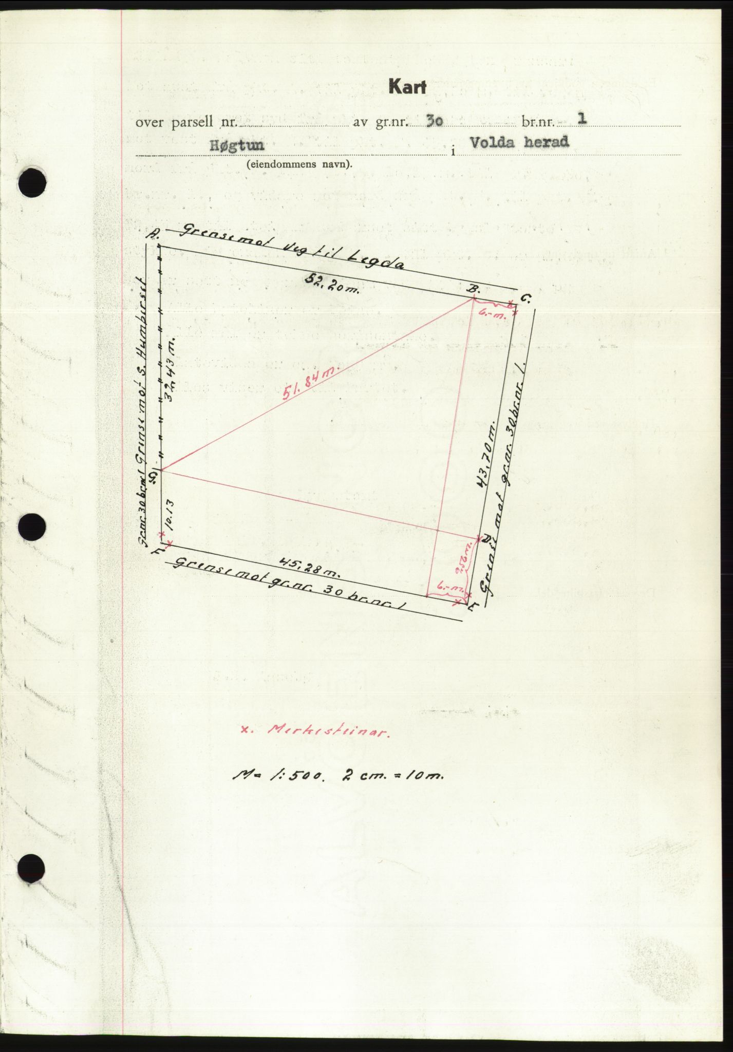 Søre Sunnmøre sorenskriveri, AV/SAT-A-4122/1/2/2C/L0075: Pantebok nr. 1A, 1943-1943, Dagboknr: 547/1943