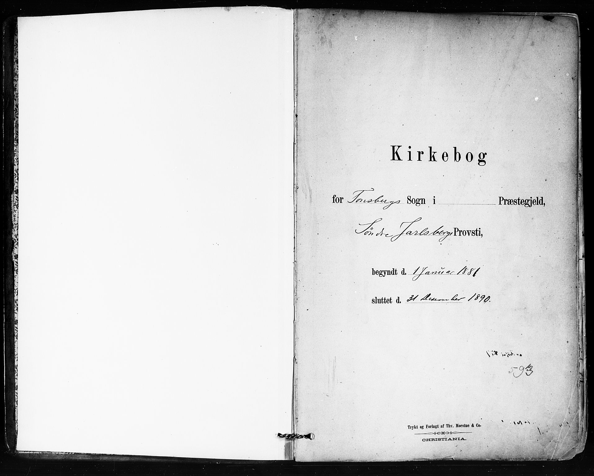 Tønsberg kirkebøker, AV/SAKO-A-330/F/Fa/L0011: Ministerialbok nr. I 11, 1881-1890