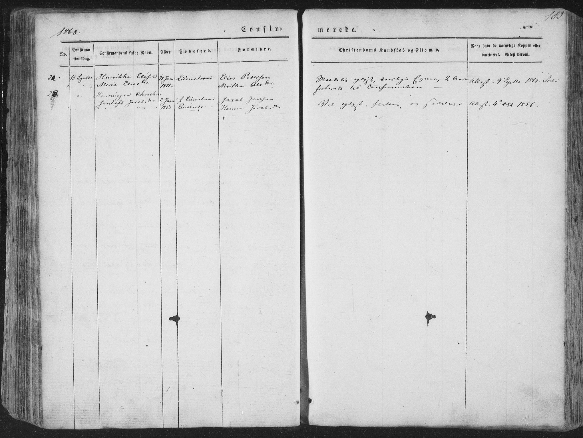 Ministerialprotokoller, klokkerbøker og fødselsregistre - Nordland, AV/SAT-A-1459/880/L1131: Ministerialbok nr. 880A05, 1844-1868, s. 183