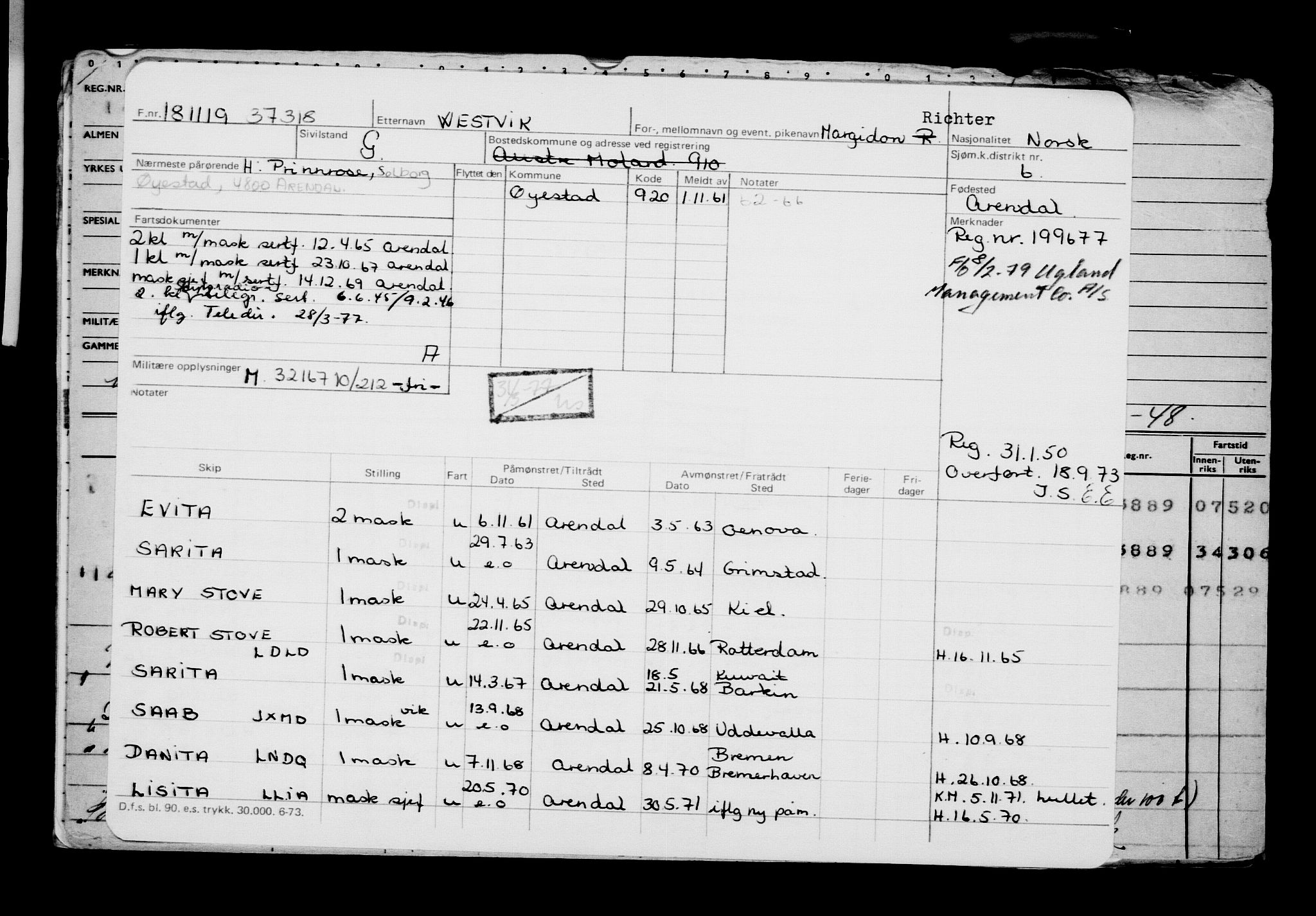 Direktoratet for sjømenn, AV/RA-S-3545/G/Gb/L0173: Hovedkort, 1919, s. 647