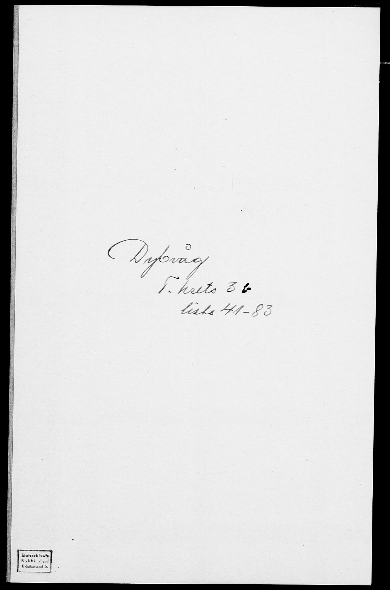 SAK, Folketelling 1875 for 0915P Dypvåg prestegjeld, 1875, s. 339