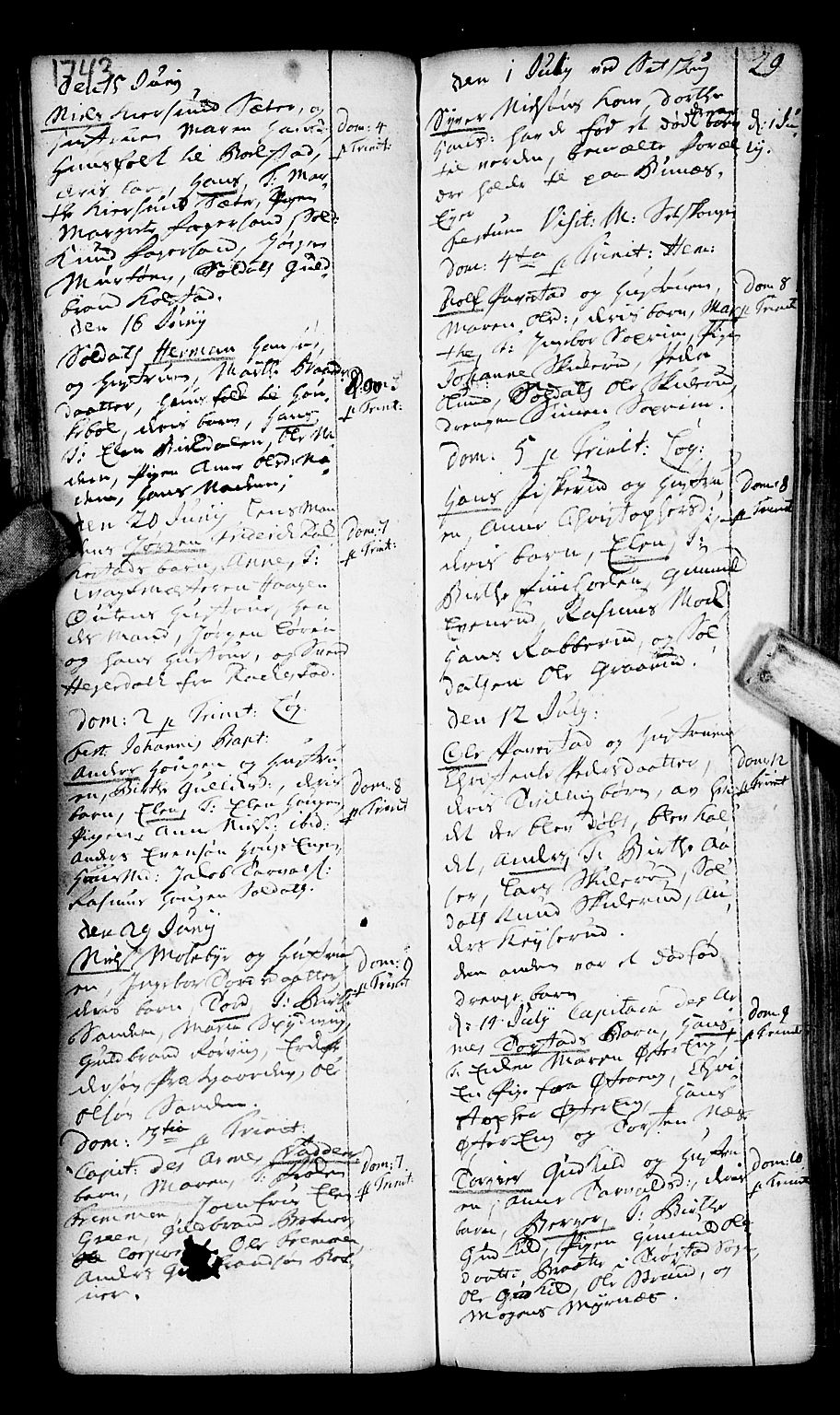 Høland prestekontor Kirkebøker, AV/SAO-A-10346a/F/Fa/L0003: Ministerialbok nr. I 3, 1739-1756, s. 29