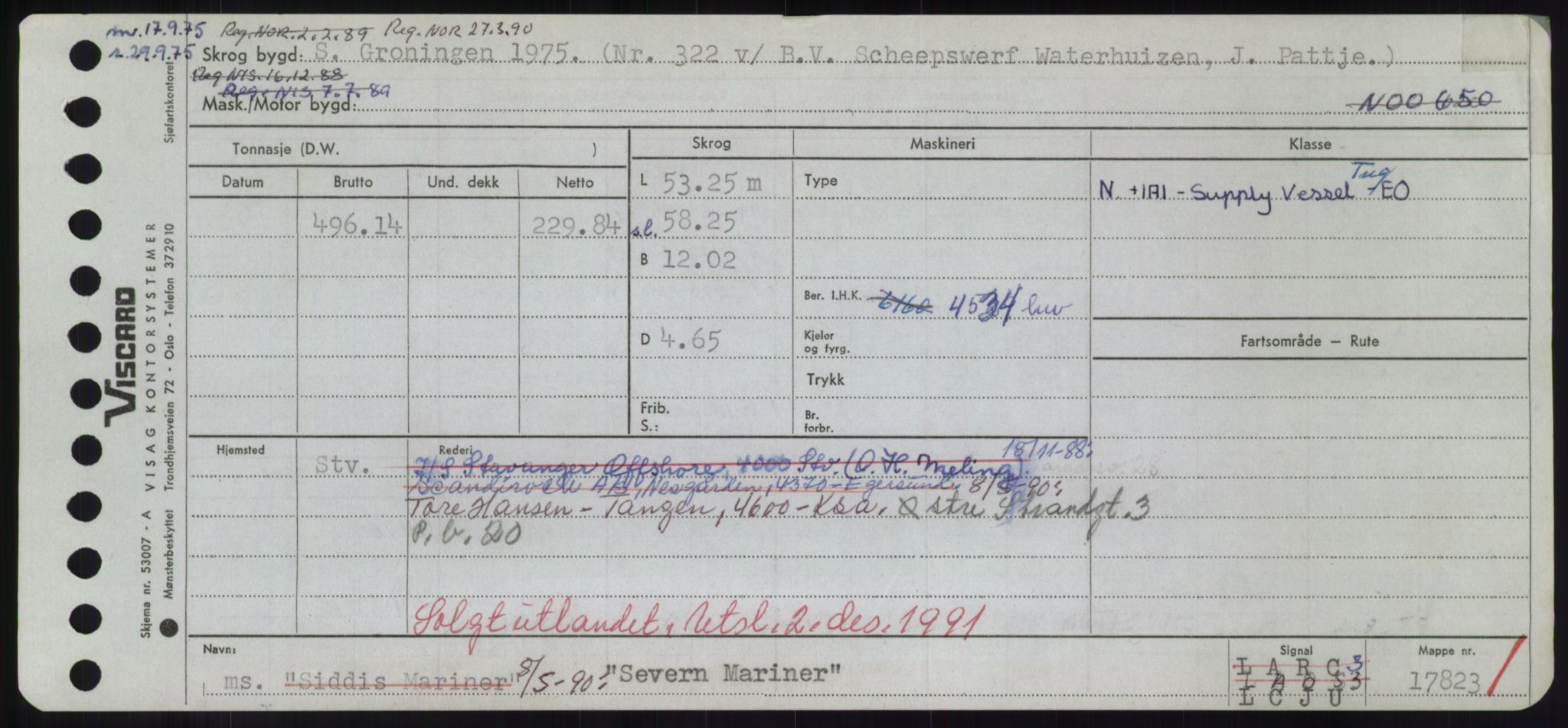 Sjøfartsdirektoratet med forløpere, Skipsmålingen, RA/S-1627/H/Hd/L0032: Fartøy, San-Seve, s. 535