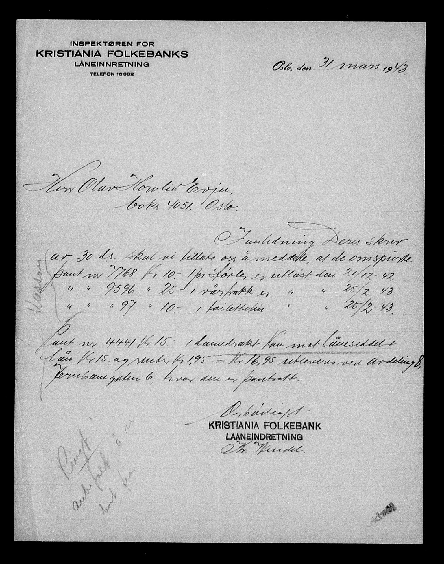 Justisdepartementet, Tilbakeføringskontoret for inndratte formuer, AV/RA-S-1564/H/Hc/Hcc/L0951: --, 1945-1947, s. 458