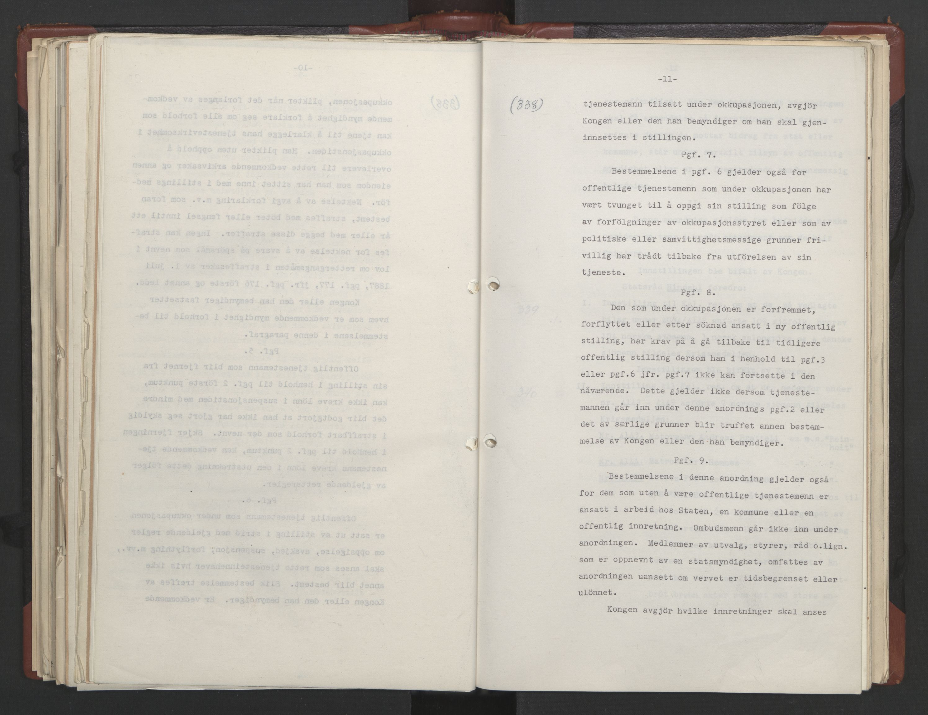 Statsrådssekretariatet, AV/RA-S-1001/A/Ac/L0125: Kgl. res. 21/7-15/12, 1944, s. 189