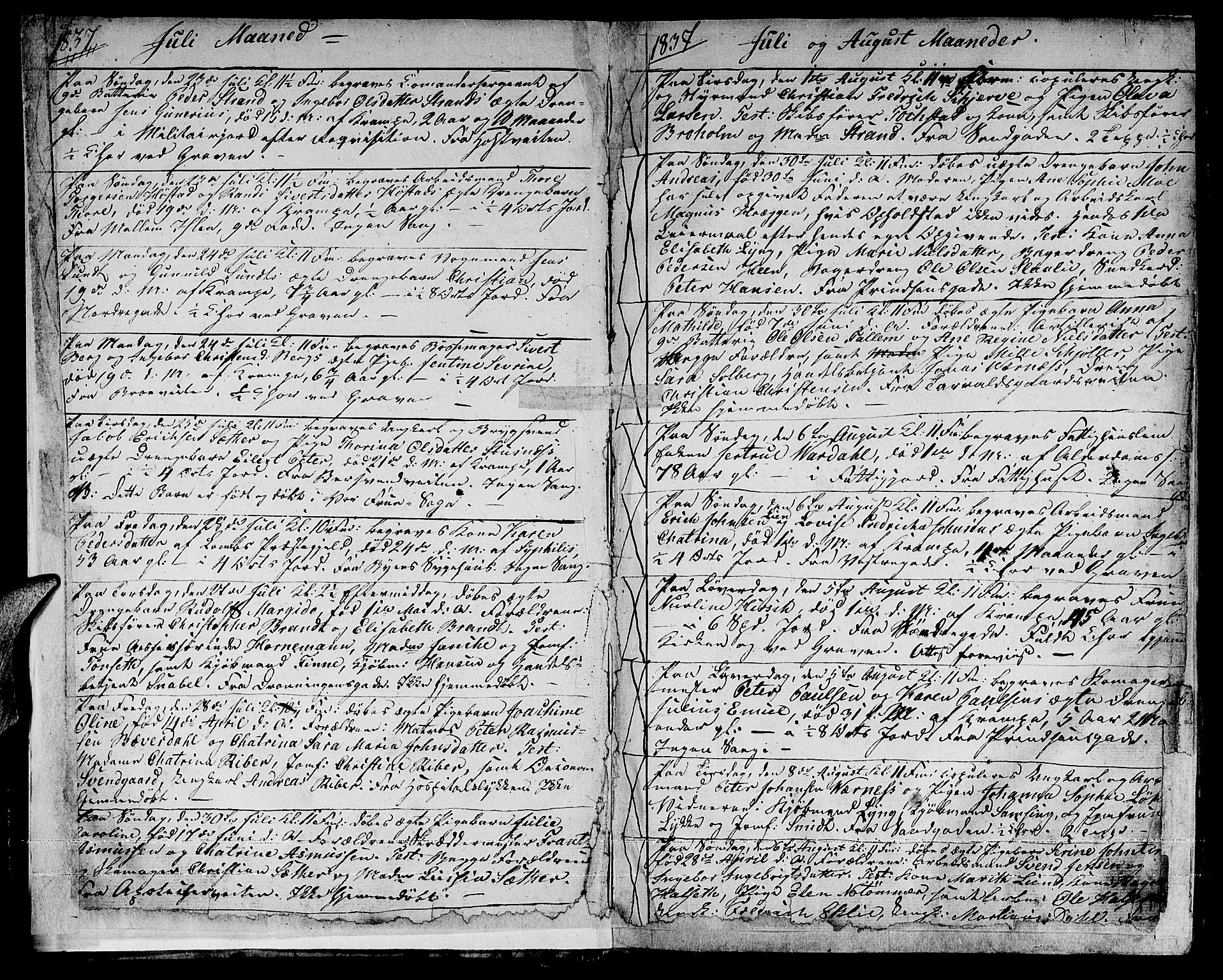 Ministerialprotokoller, klokkerbøker og fødselsregistre - Sør-Trøndelag, AV/SAT-A-1456/601/L0083: Klokkerbok nr. 601C01, 1837-1855