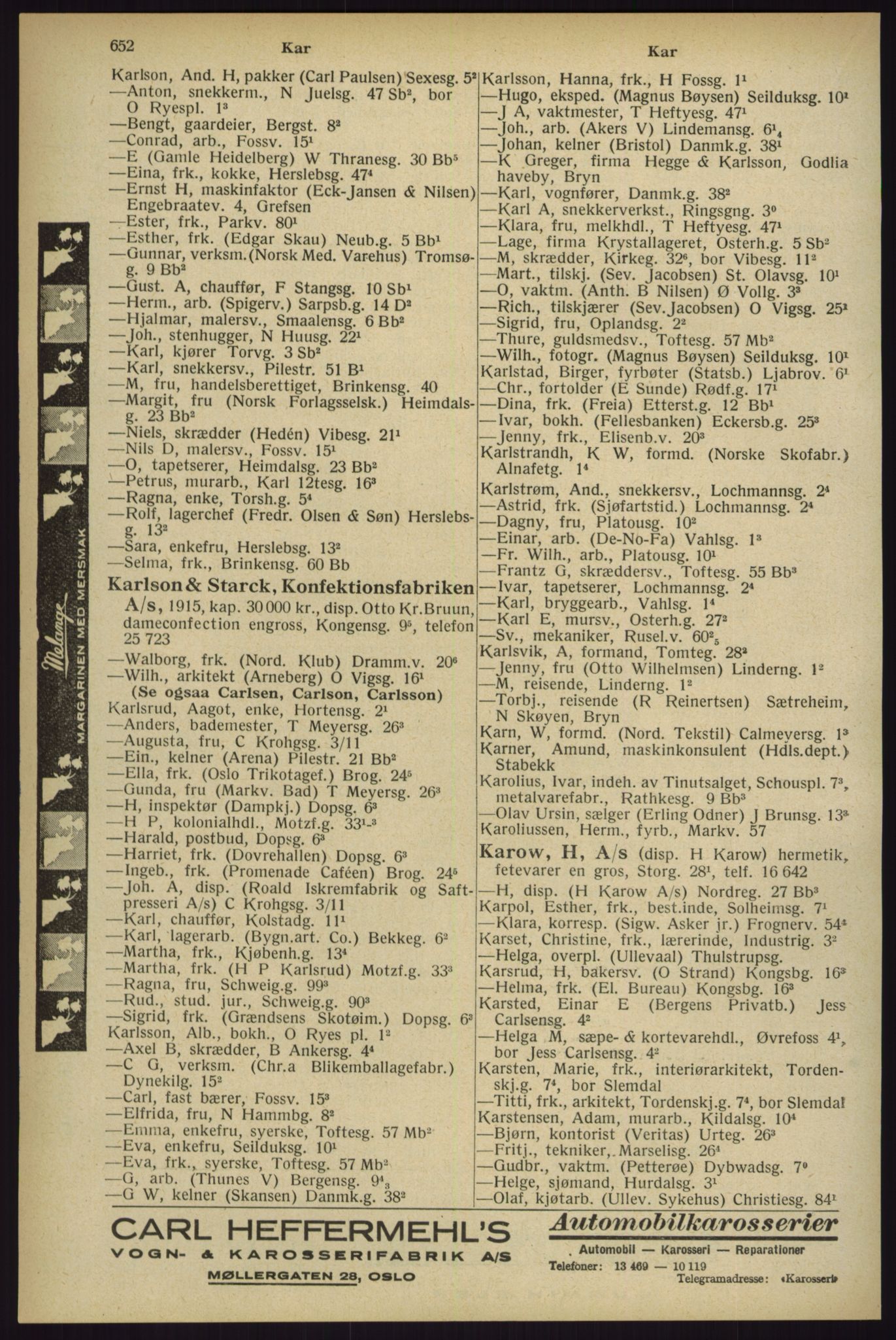 Kristiania/Oslo adressebok, PUBL/-, 1929, s. 652