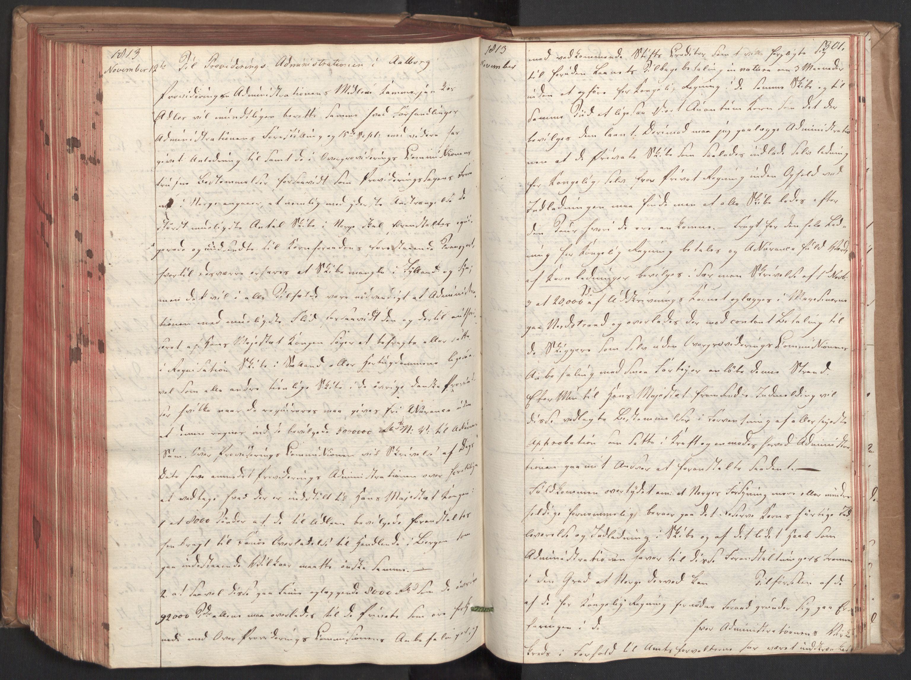 Stattholderembetet 1810-1814, 2. kontor (Kontor B), AV/RA-EA-5432/Ba/L0002: Kollegial korrespondanseprotokoll, 1811-1814, s. 300b-301a