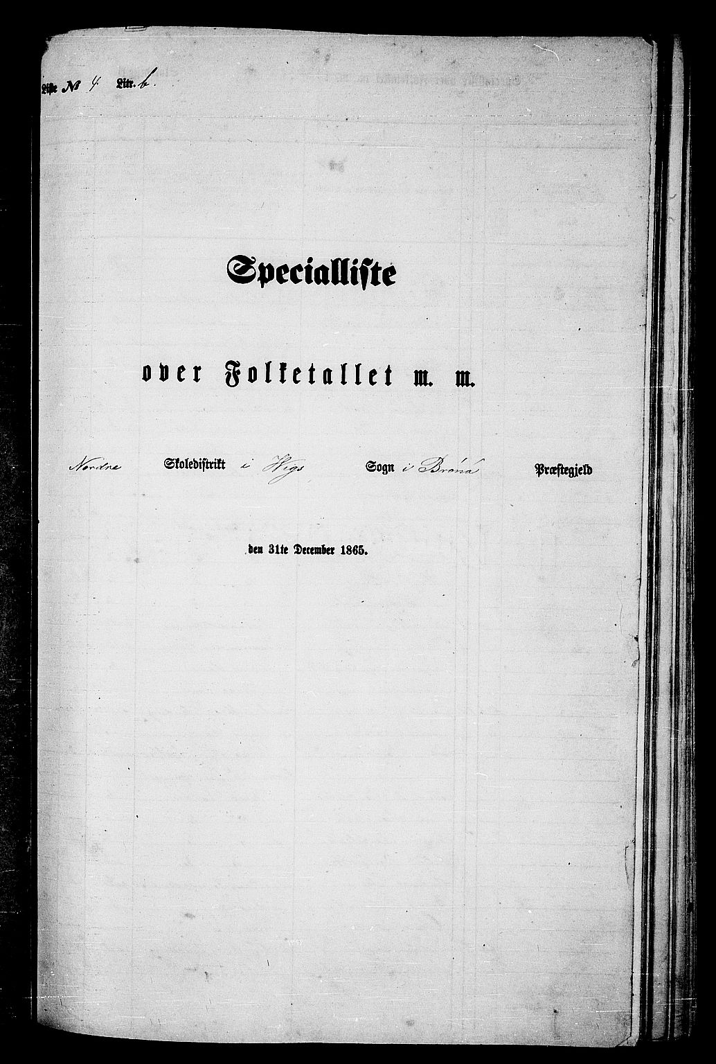RA, Folketelling 1865 for 1814P Brønnøy prestegjeld, 1865, s. 86