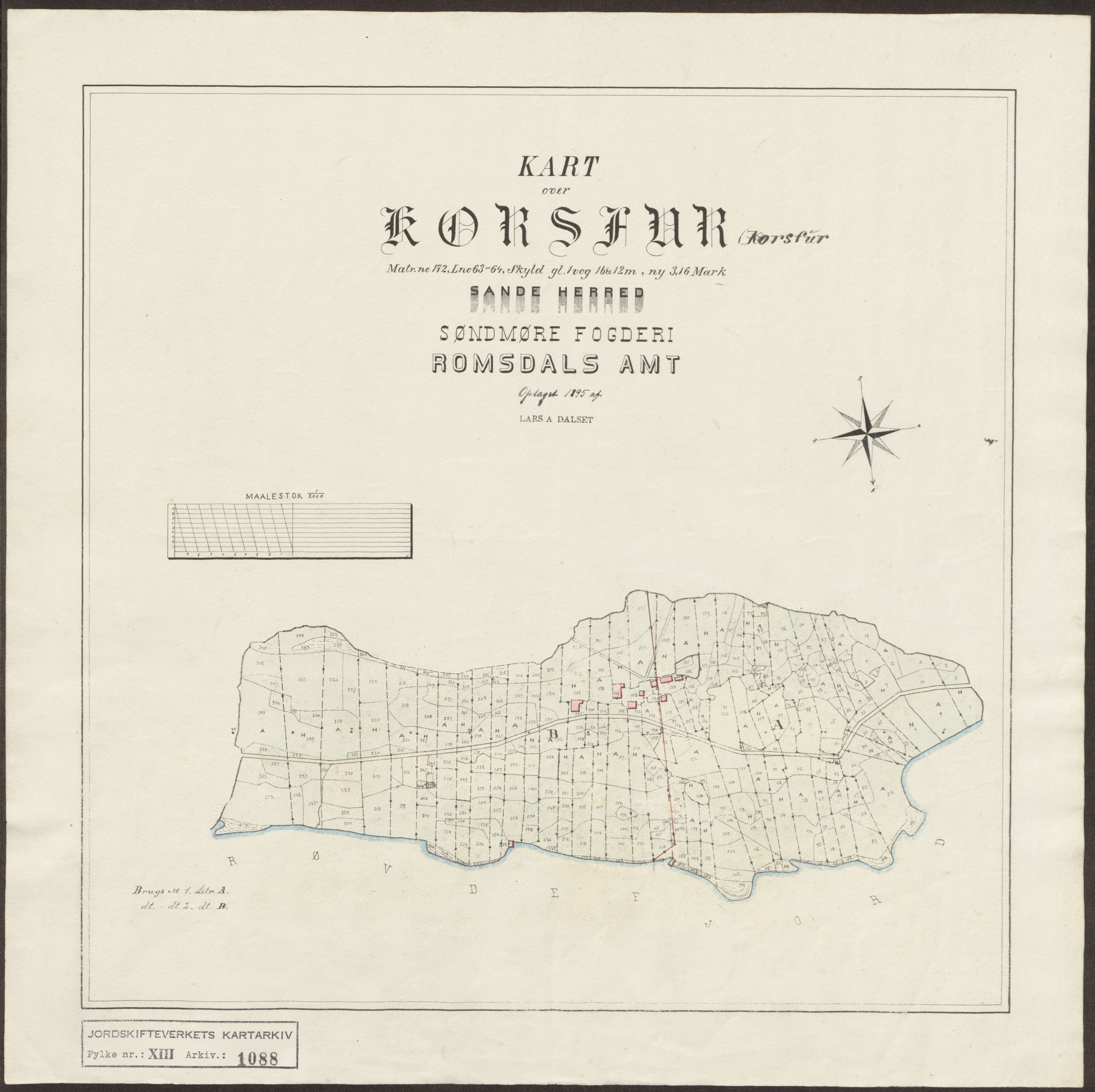 Jordskifteverkets kartarkiv, AV/RA-S-3929/T, 1859-1988, s. 1316