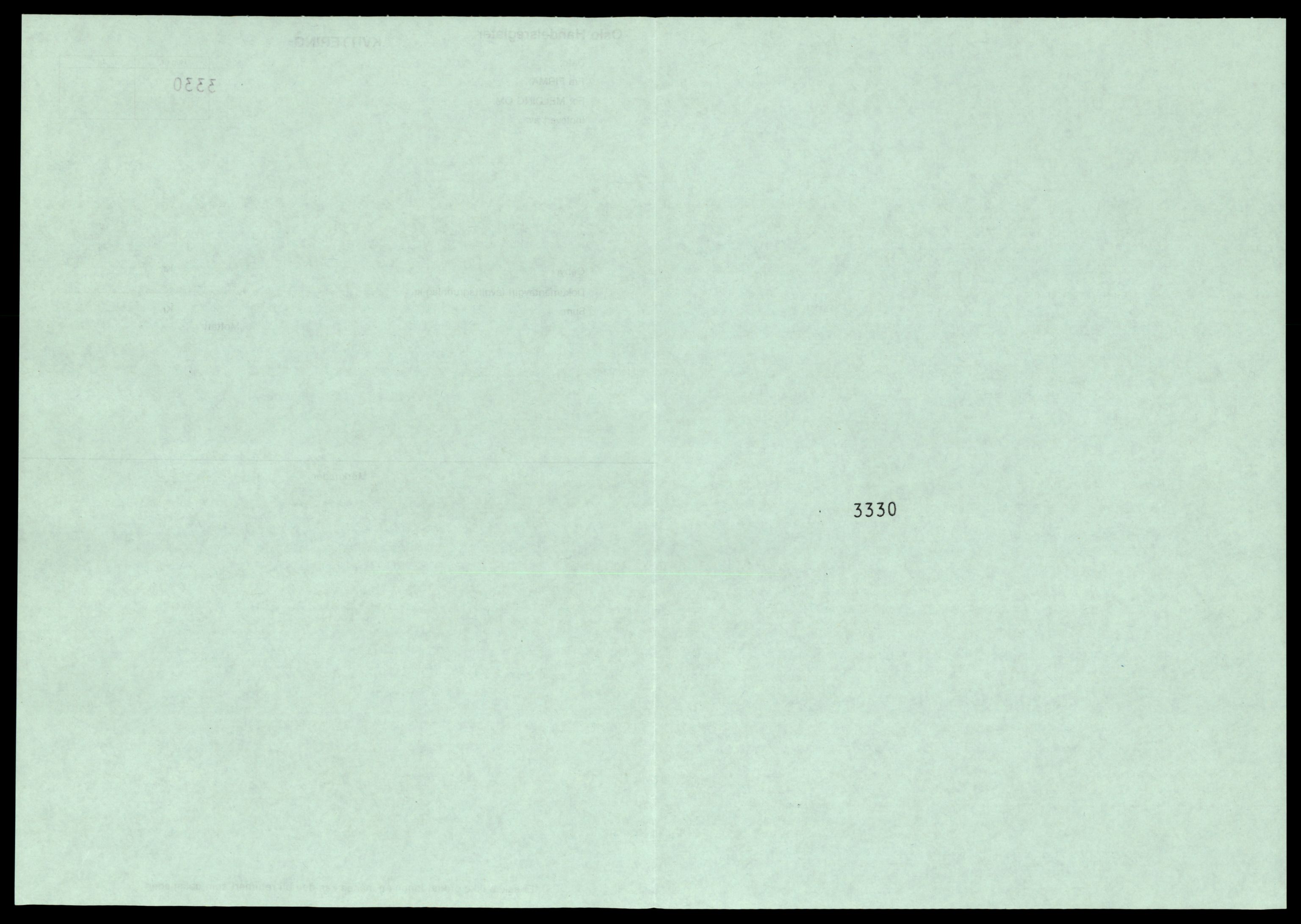 Oslo byfogd, Handelsregisteret, SAT/A-10867/G/Gc/Gca/L0355: Ikke konverterte foretak, Info-Inga, 1890-1990, s. 2