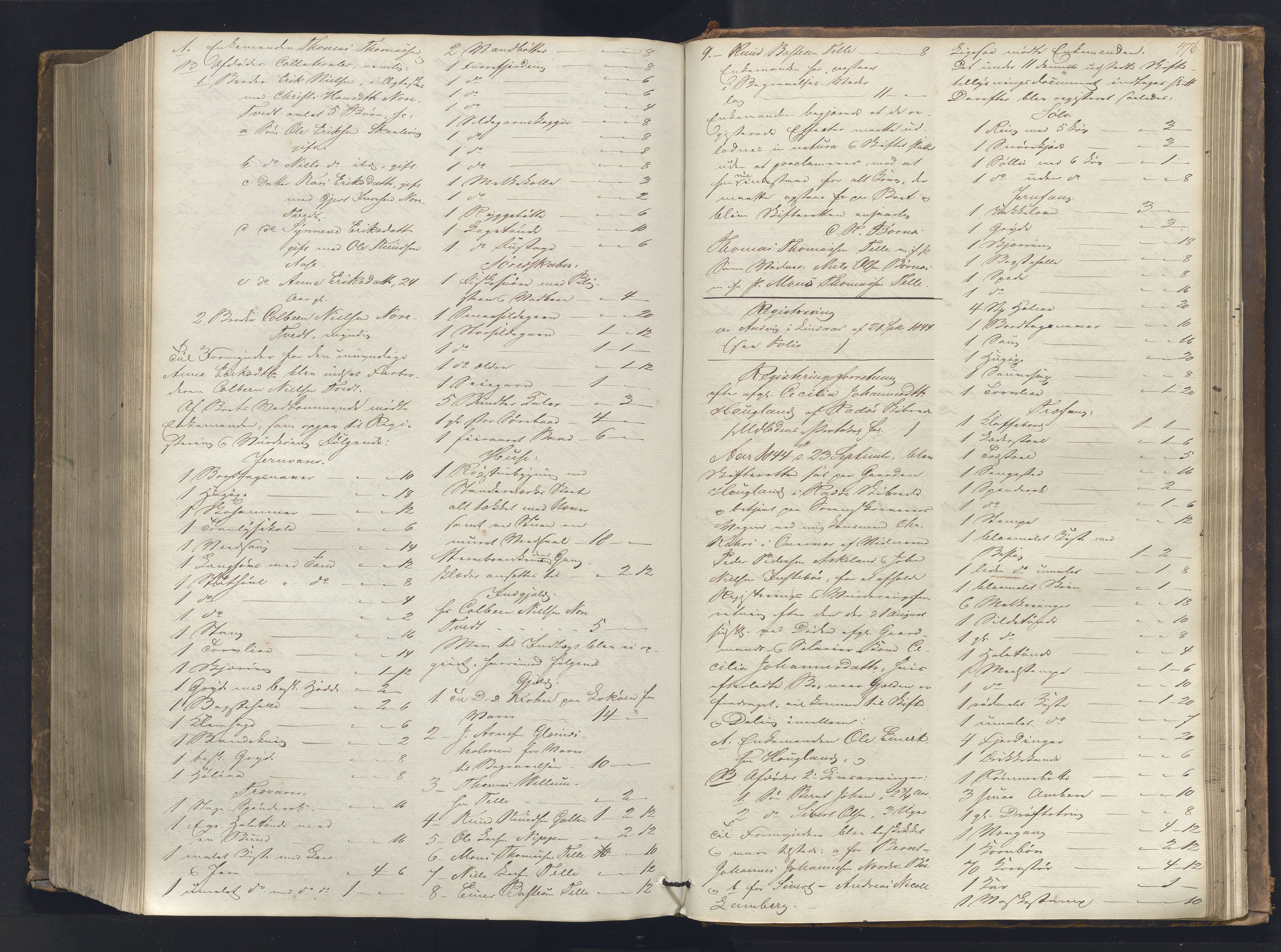 Nordhordland sorenskrivar, AV/SAB-A-2901/1/H/Hb/L0001: Registreringsprotokollar, 1841-1845, s. 476