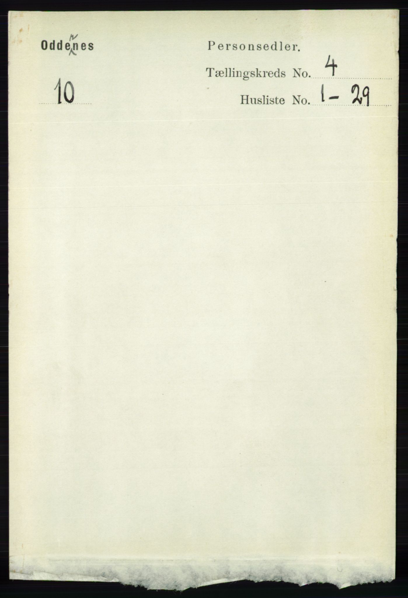 RA, Folketelling 1891 for 1012 Oddernes herred, 1891, s. 1256