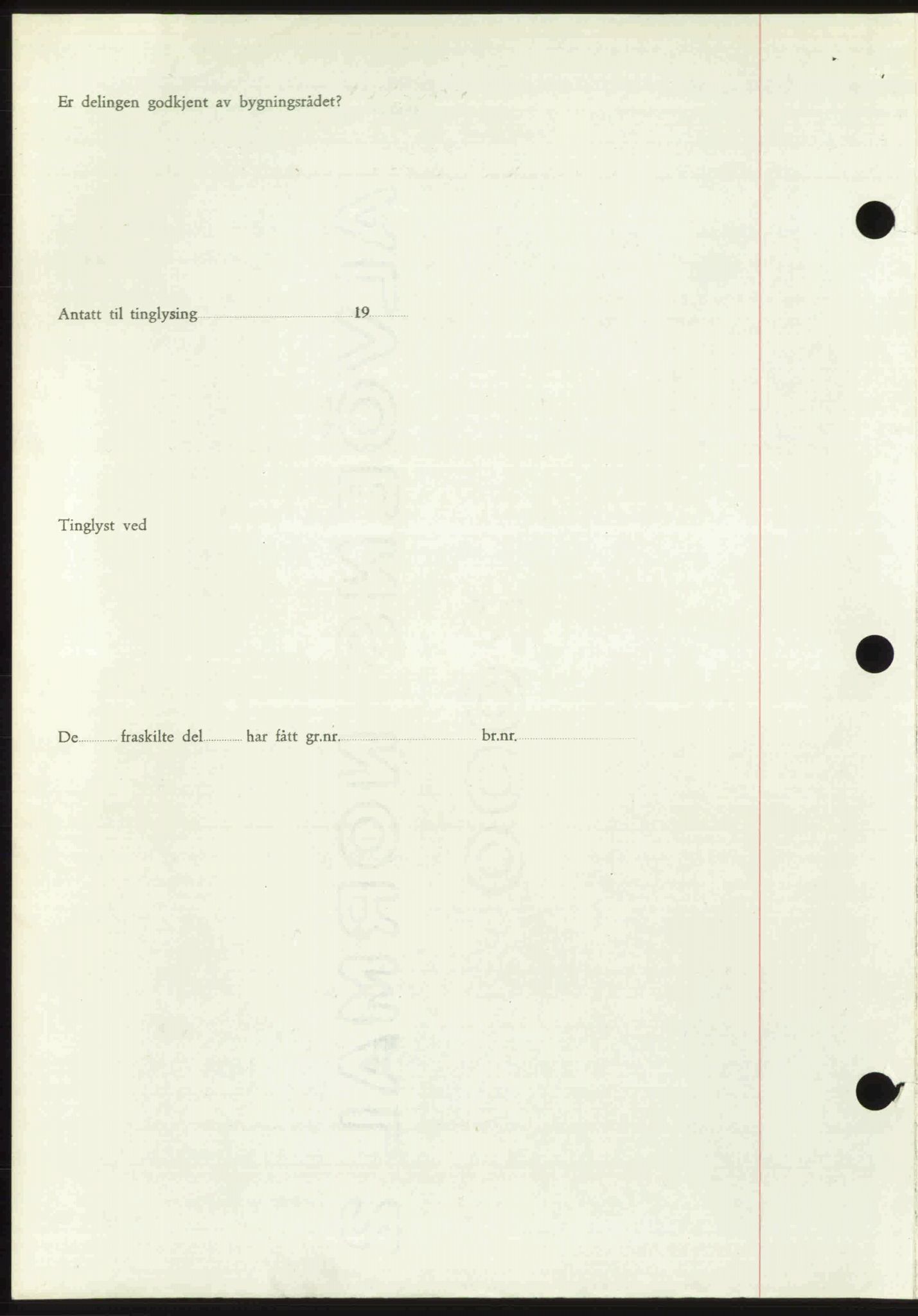 Toten tingrett, SAH/TING-006/H/Hb/Hbc/L0020: Pantebok nr. Hbc-20, 1948-1948, Dagboknr: 2557/1948