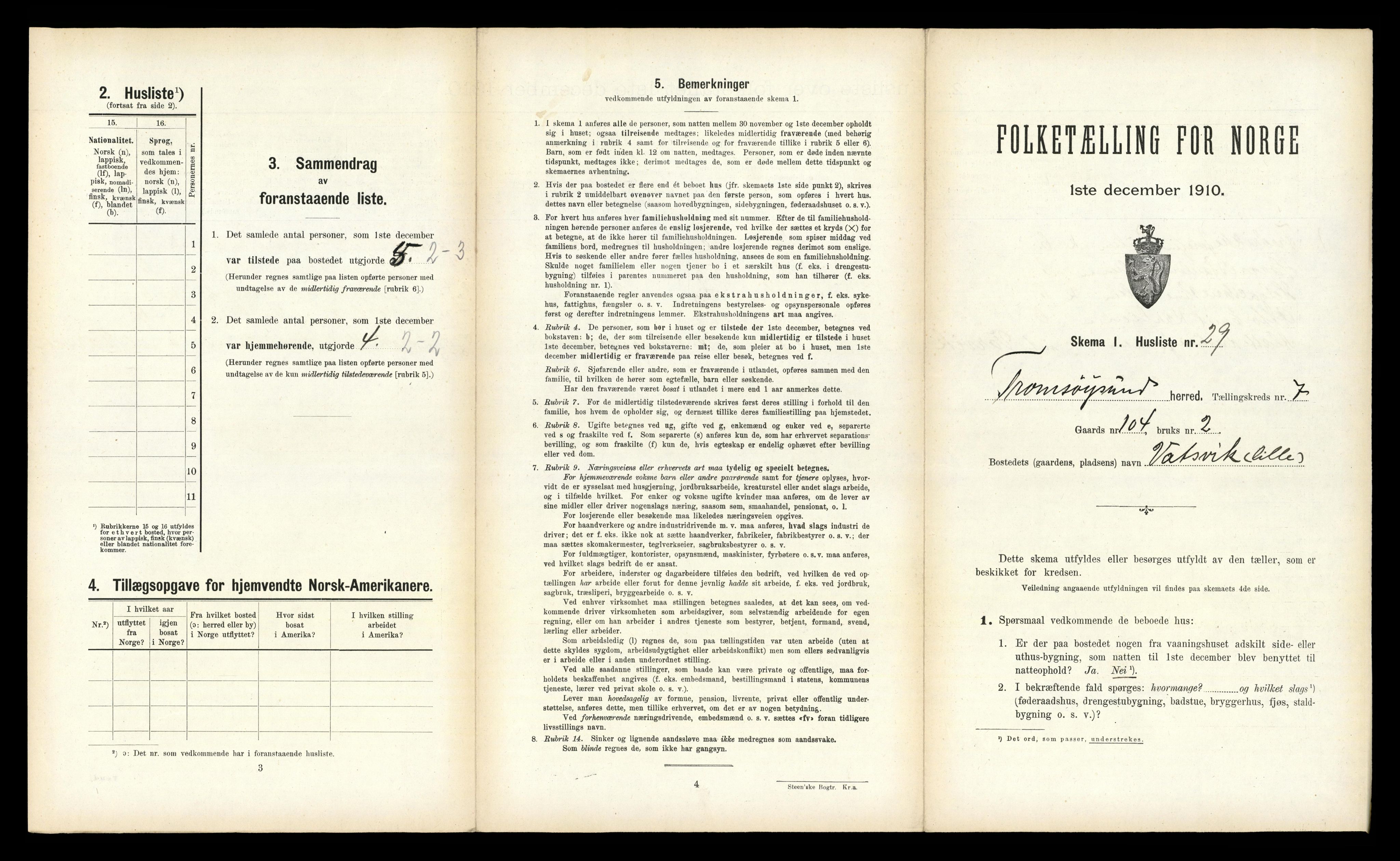 RA, Folketelling 1910 for 1934 Tromsøysund herred, 1910, s. 1381