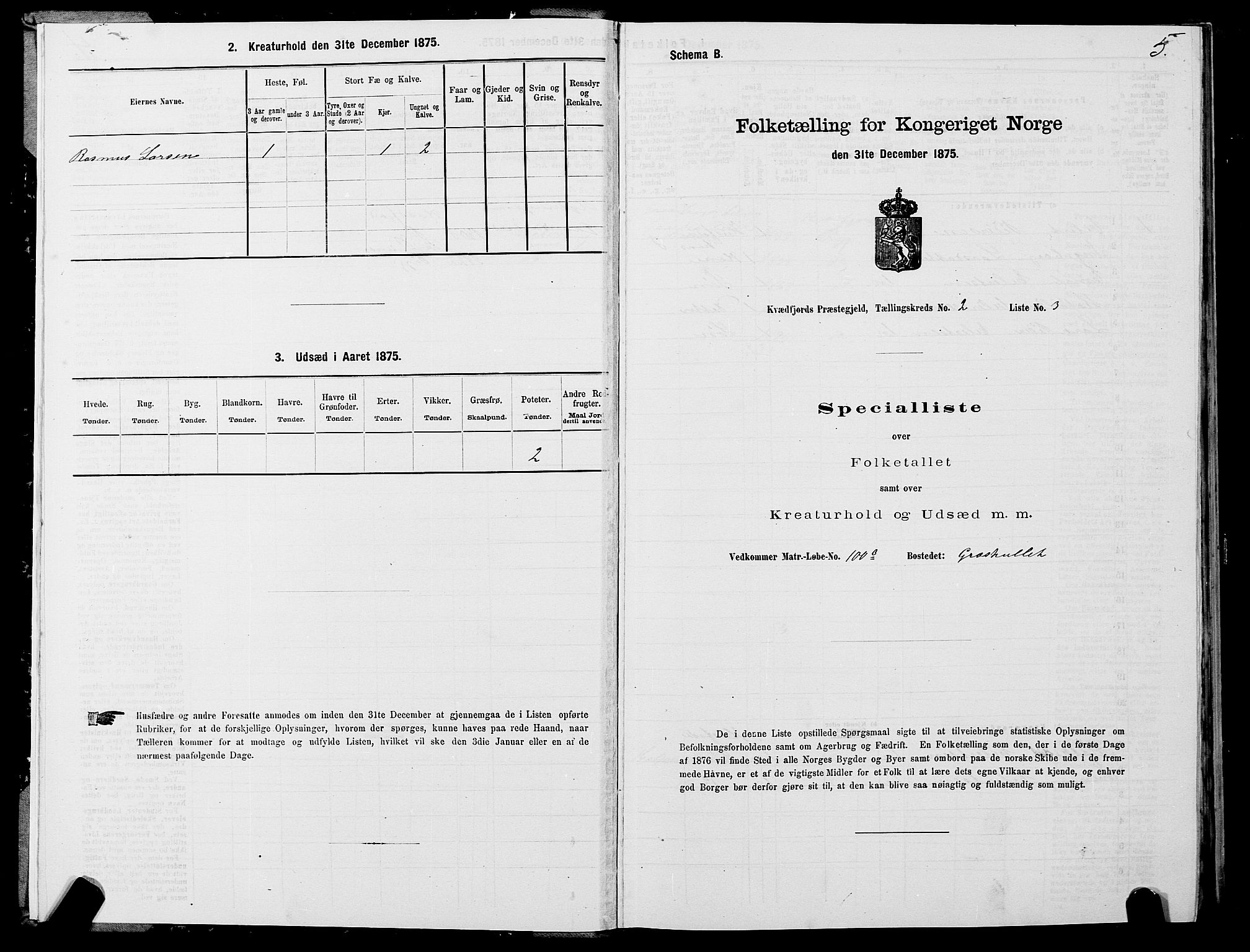 SATØ, Folketelling 1875 for 1911P Kvæfjord prestegjeld, 1875, s. 2005