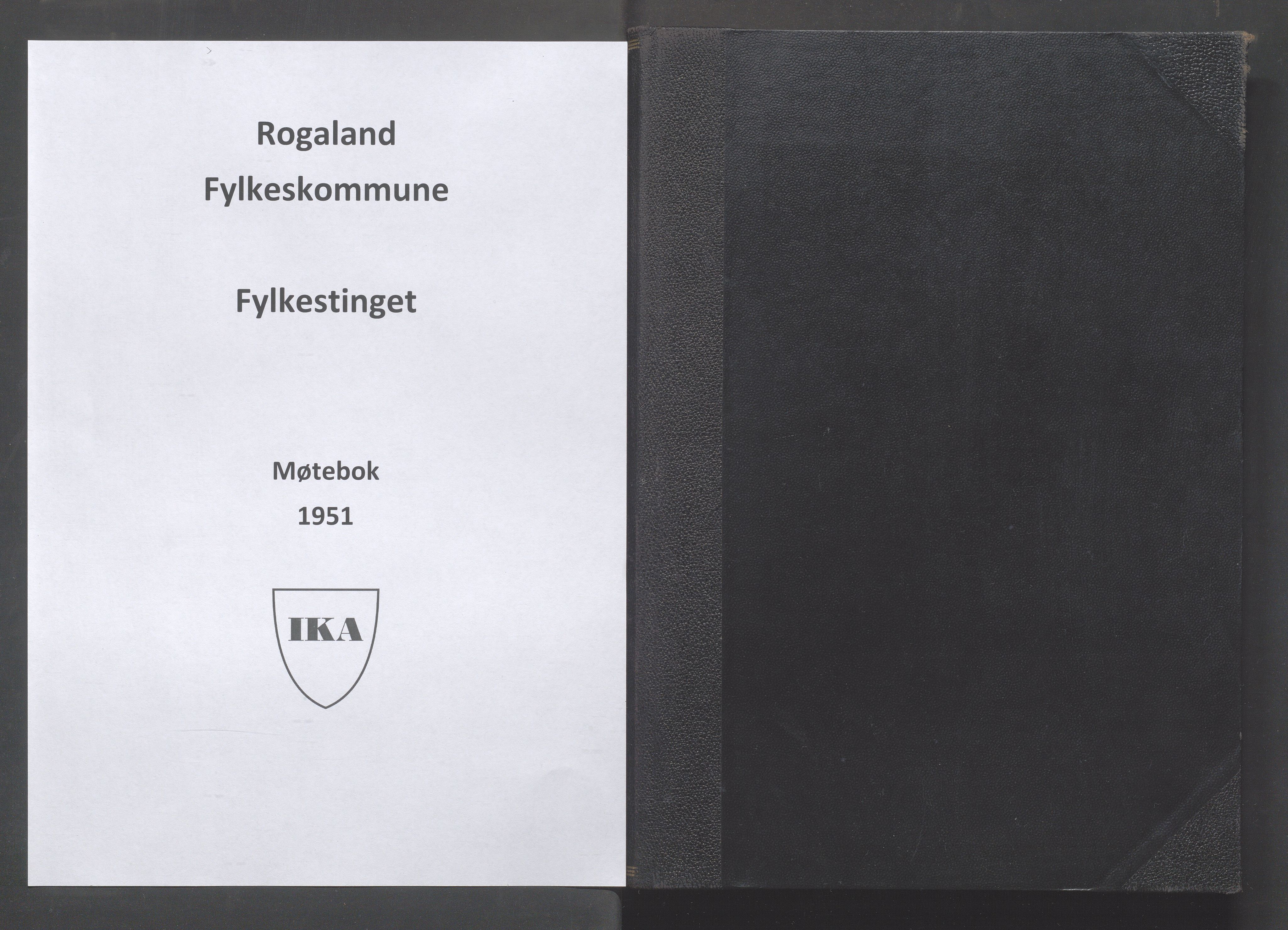 Rogaland fylkeskommune - Fylkesrådmannen , IKAR/A-900/A/Aa/Aaa/L0070: Møtebok , 1951