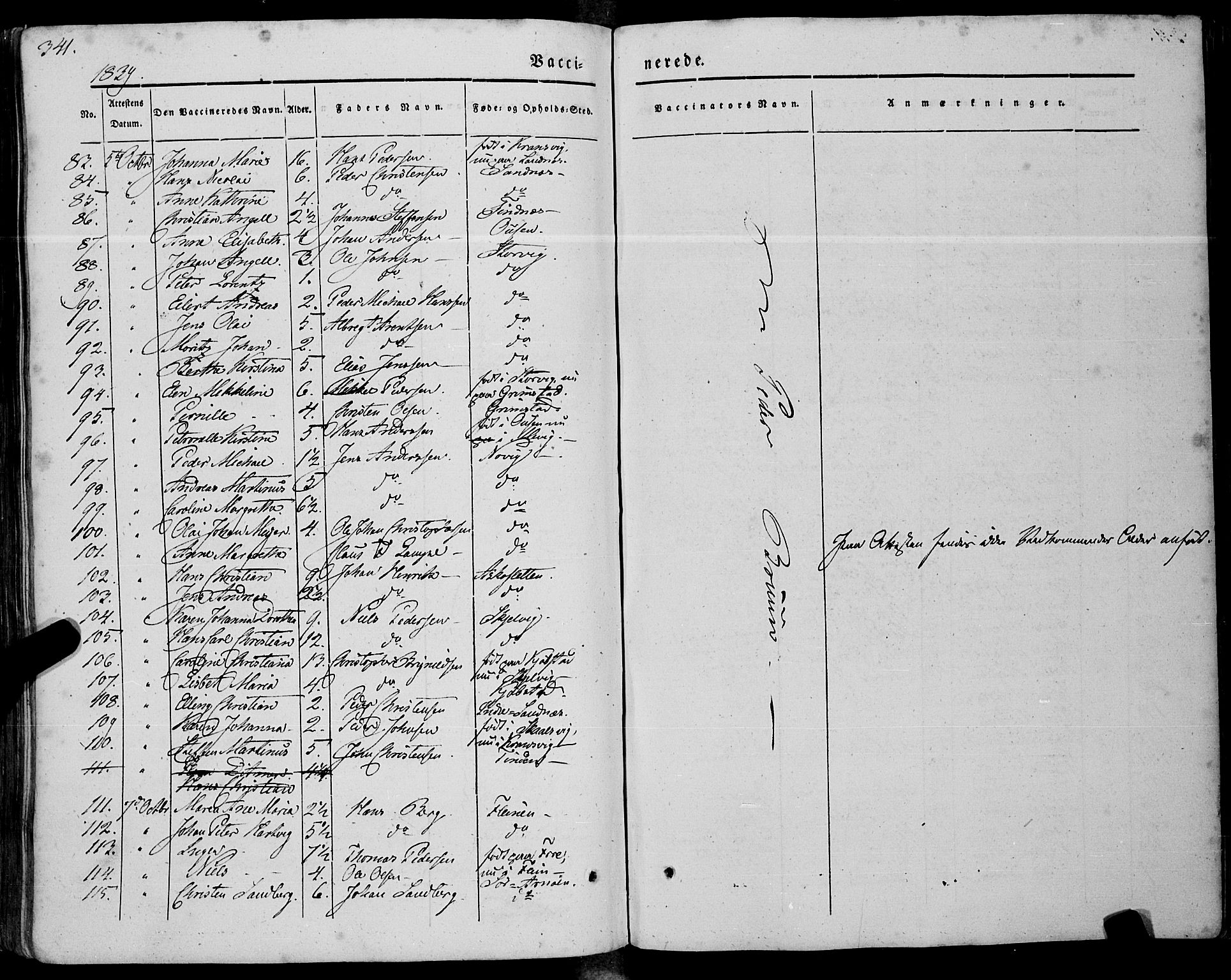 Ministerialprotokoller, klokkerbøker og fødselsregistre - Nordland, AV/SAT-A-1459/805/L0097: Ministerialbok nr. 805A04, 1837-1861, s. 341