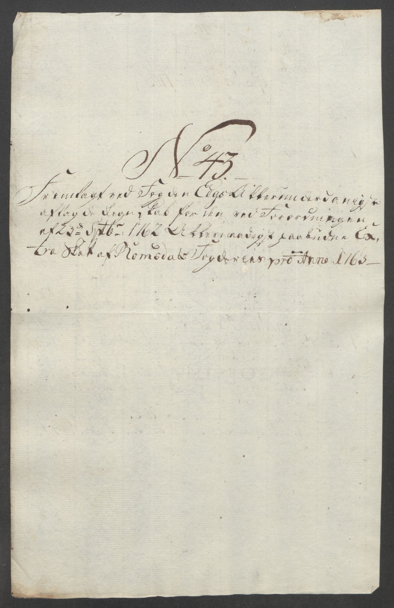 Rentekammeret inntil 1814, Reviderte regnskaper, Fogderegnskap, AV/RA-EA-4092/R55/L3730: Ekstraskatten Romsdal, 1762-1763, s. 456