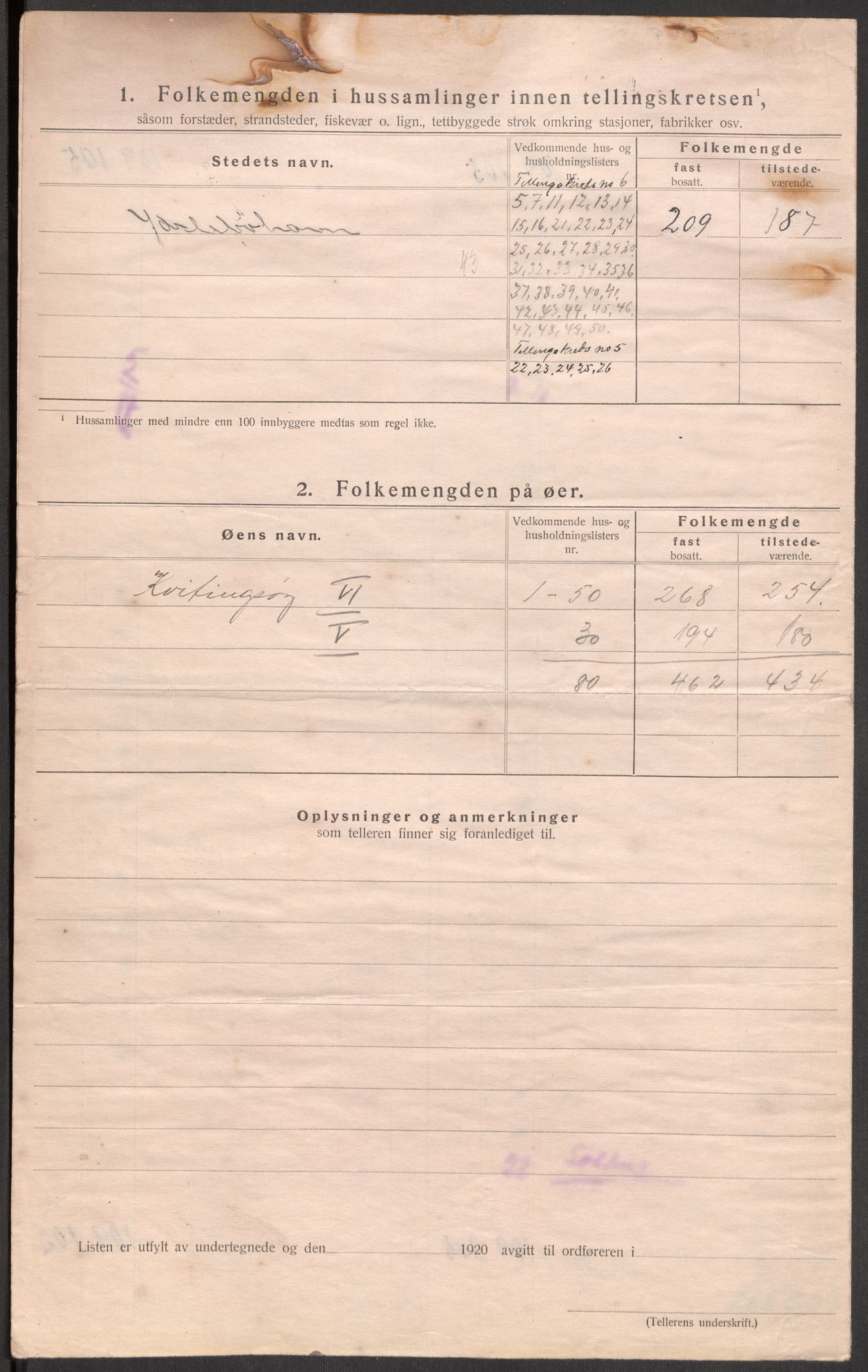 SAST, Folketelling 1920 for 1143 Mosterøy herred, 1920, s. 28